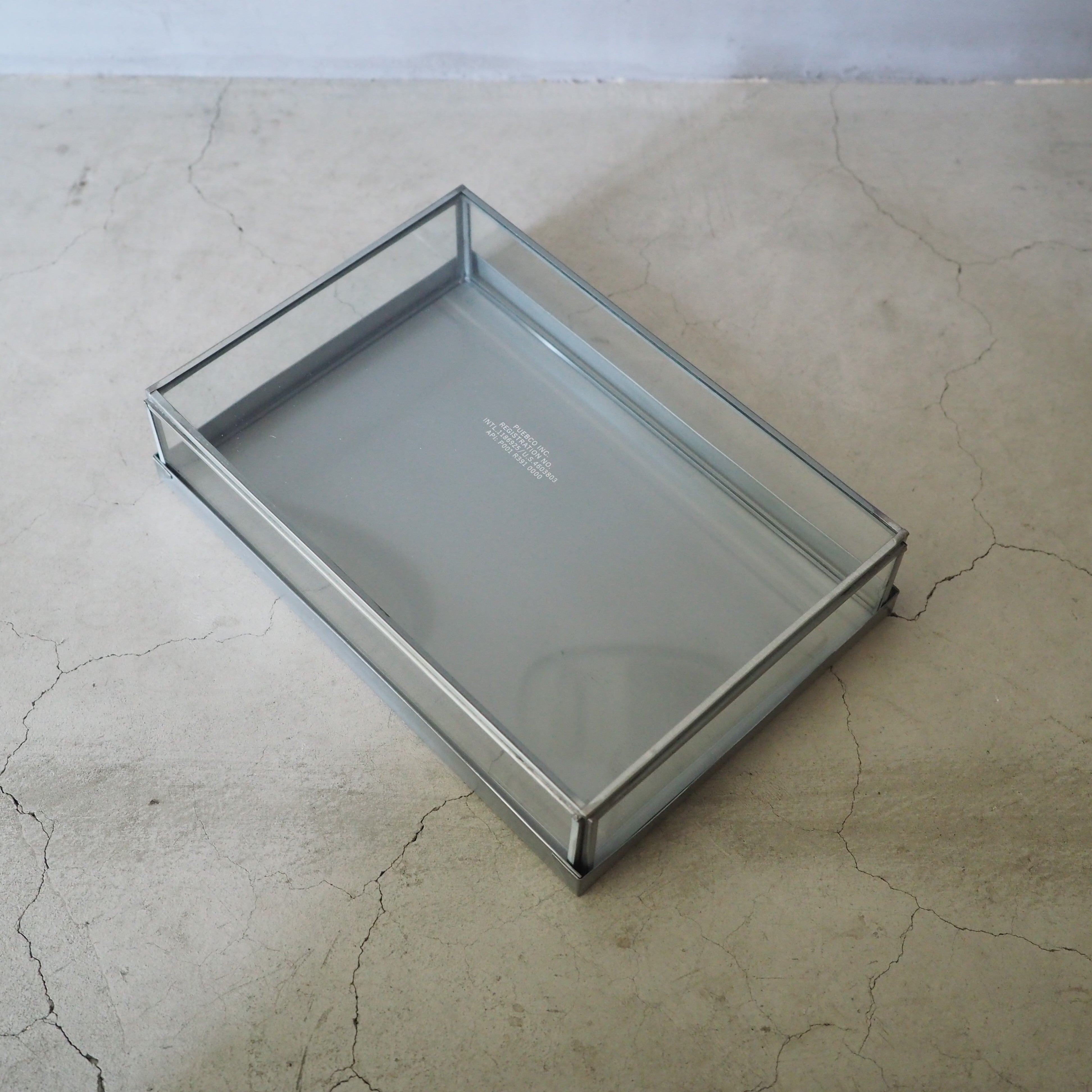 GLASS BOX W/RECYCLE STEEL Lサイズ