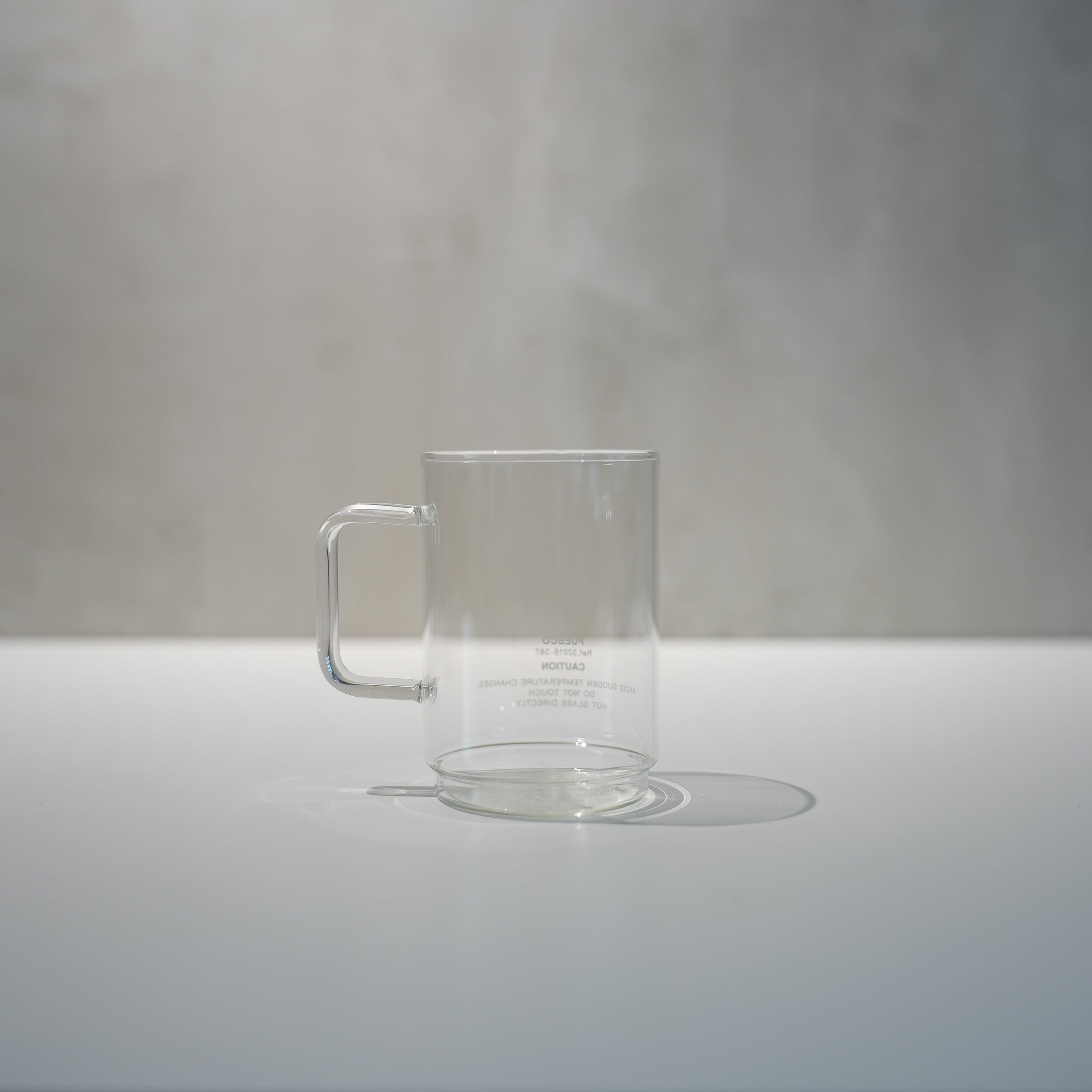 BOROSILICATE GLASS MUG / Shallow Stacking