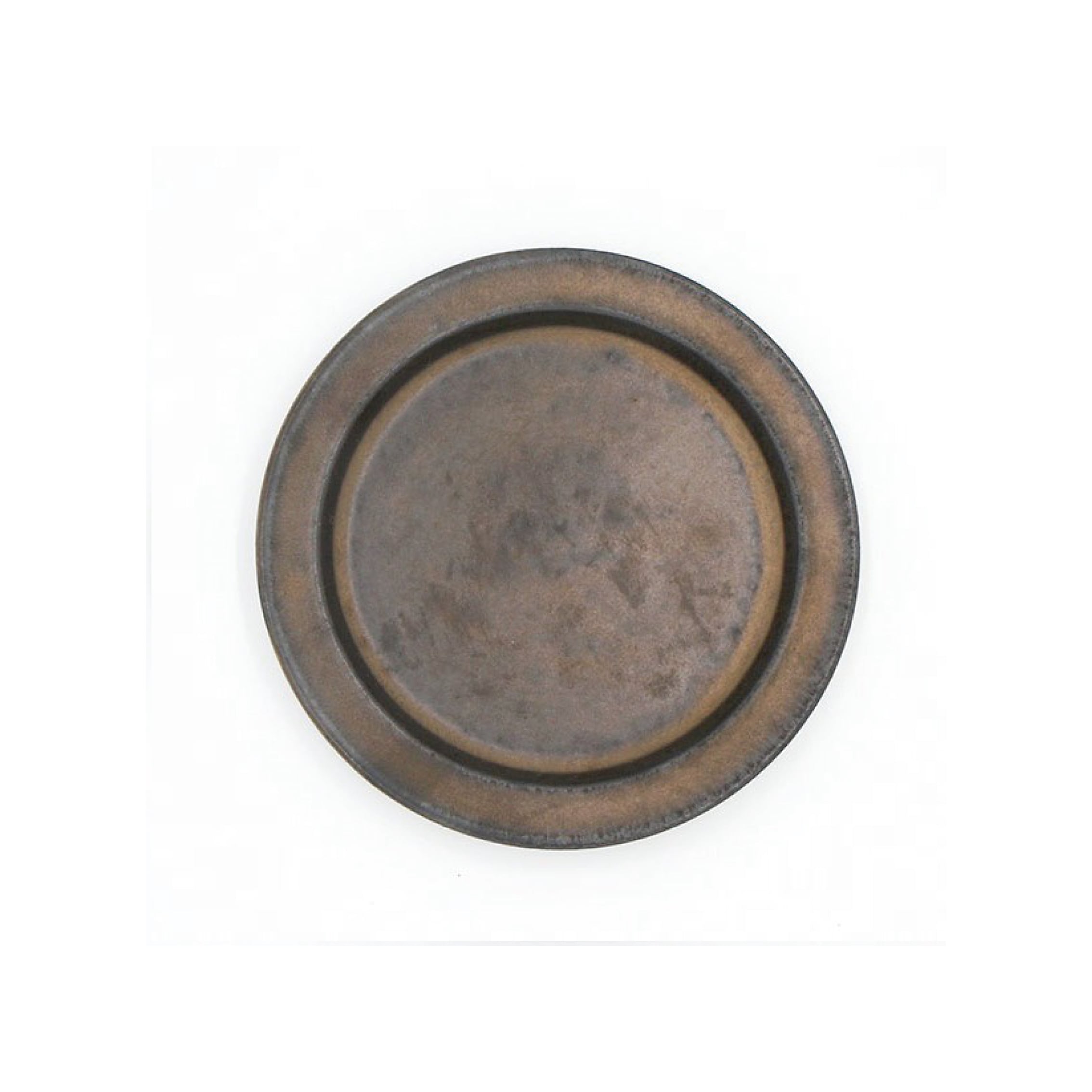 Ancient Pottery Plate S　Brass