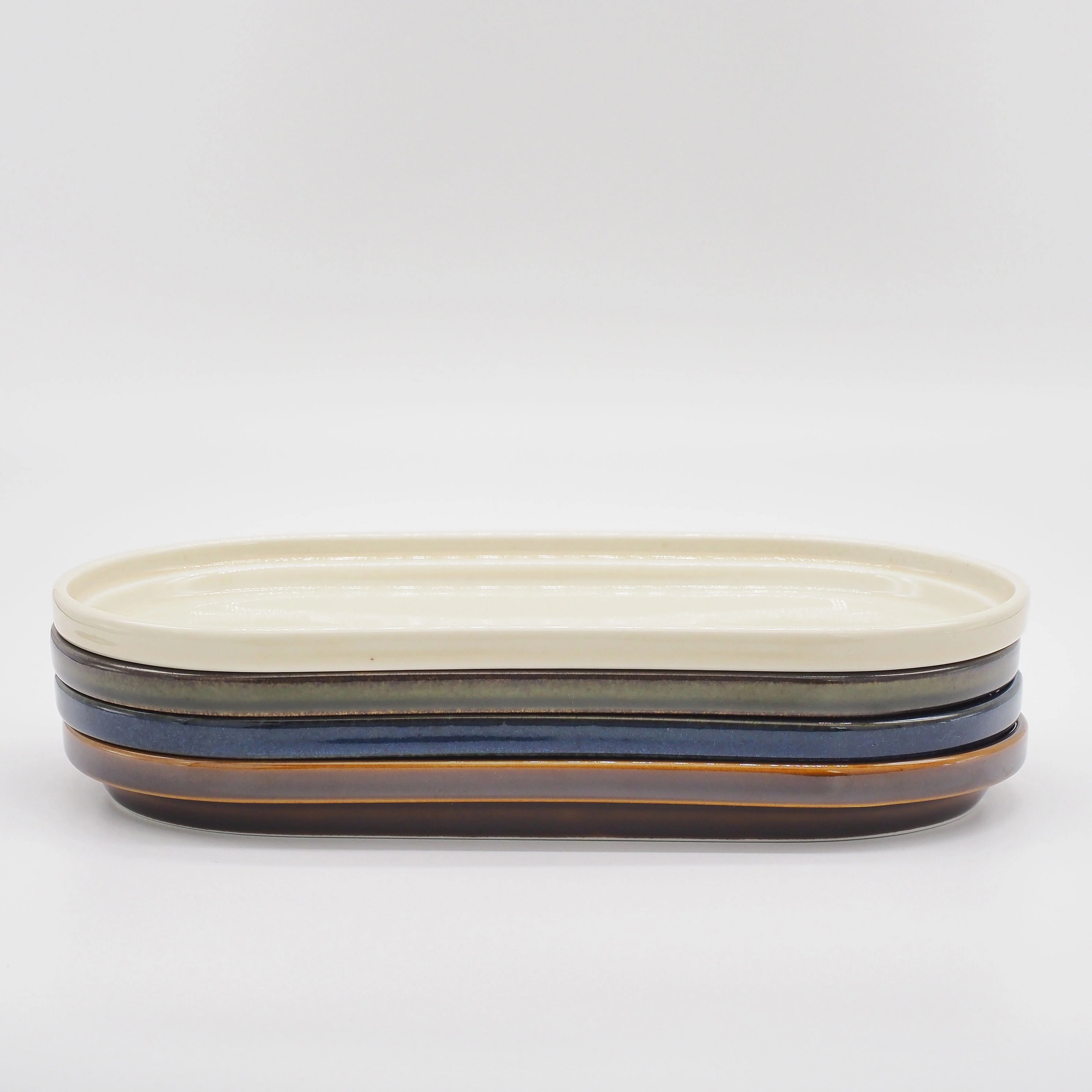 Smith Stacking Oval Plate