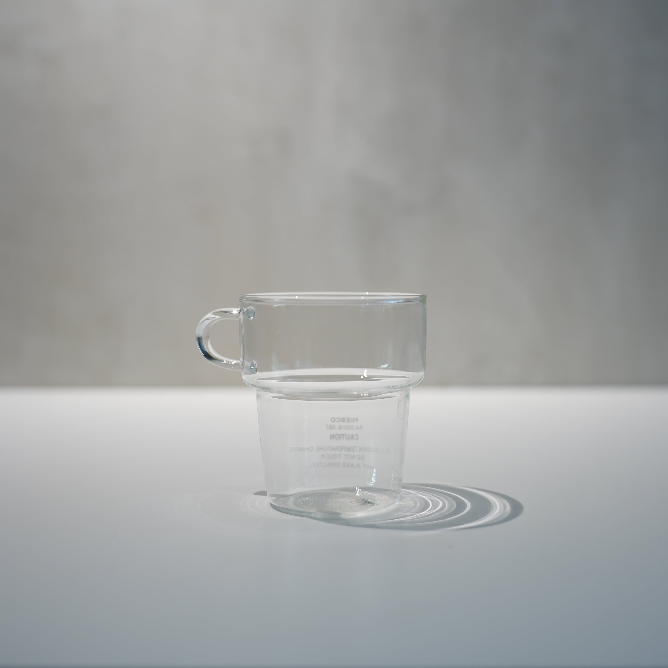 BOROSILICATE GLASS MUG / Deep Stacking