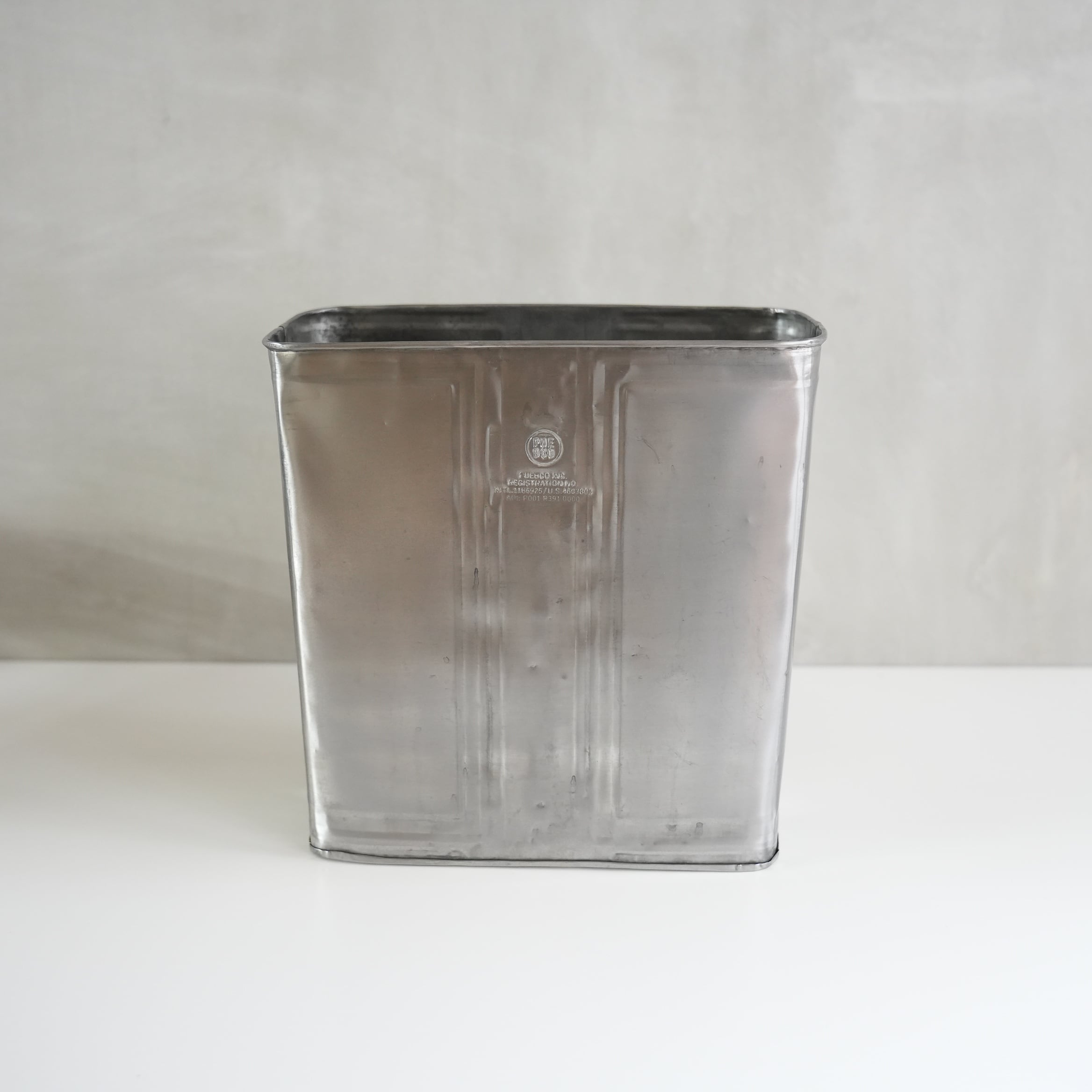 Recycle Steel Trash Can　Rectangle