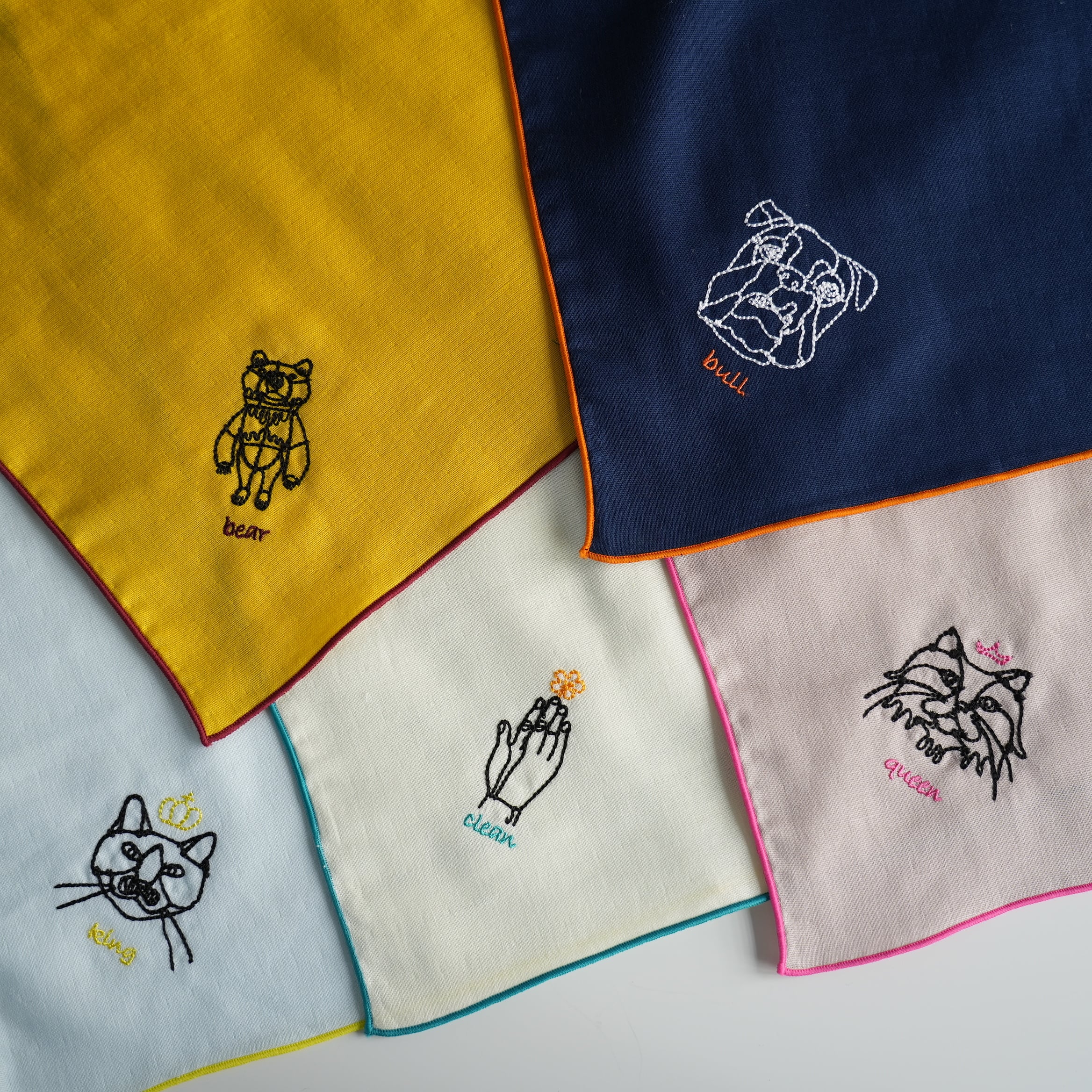 HAyU Double Gauze Handkerchief Bear