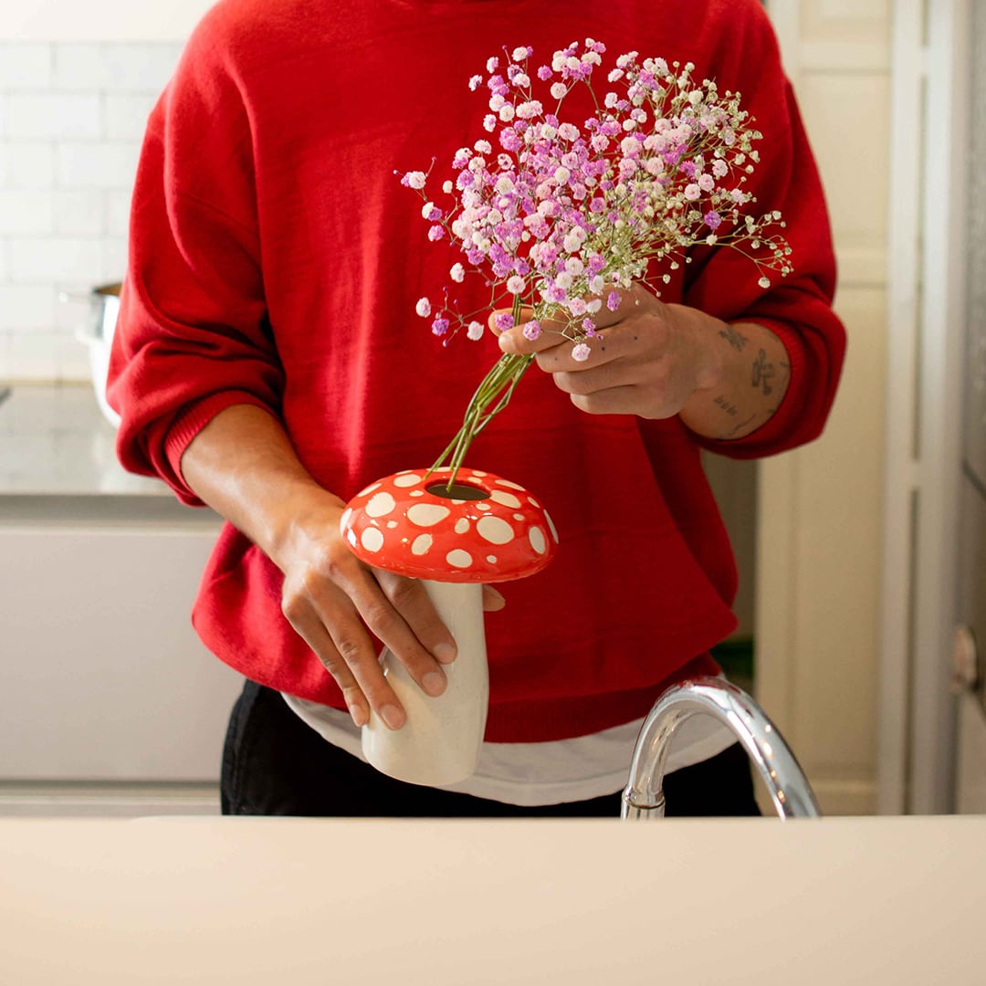 Amanita Flower Vase "Large"