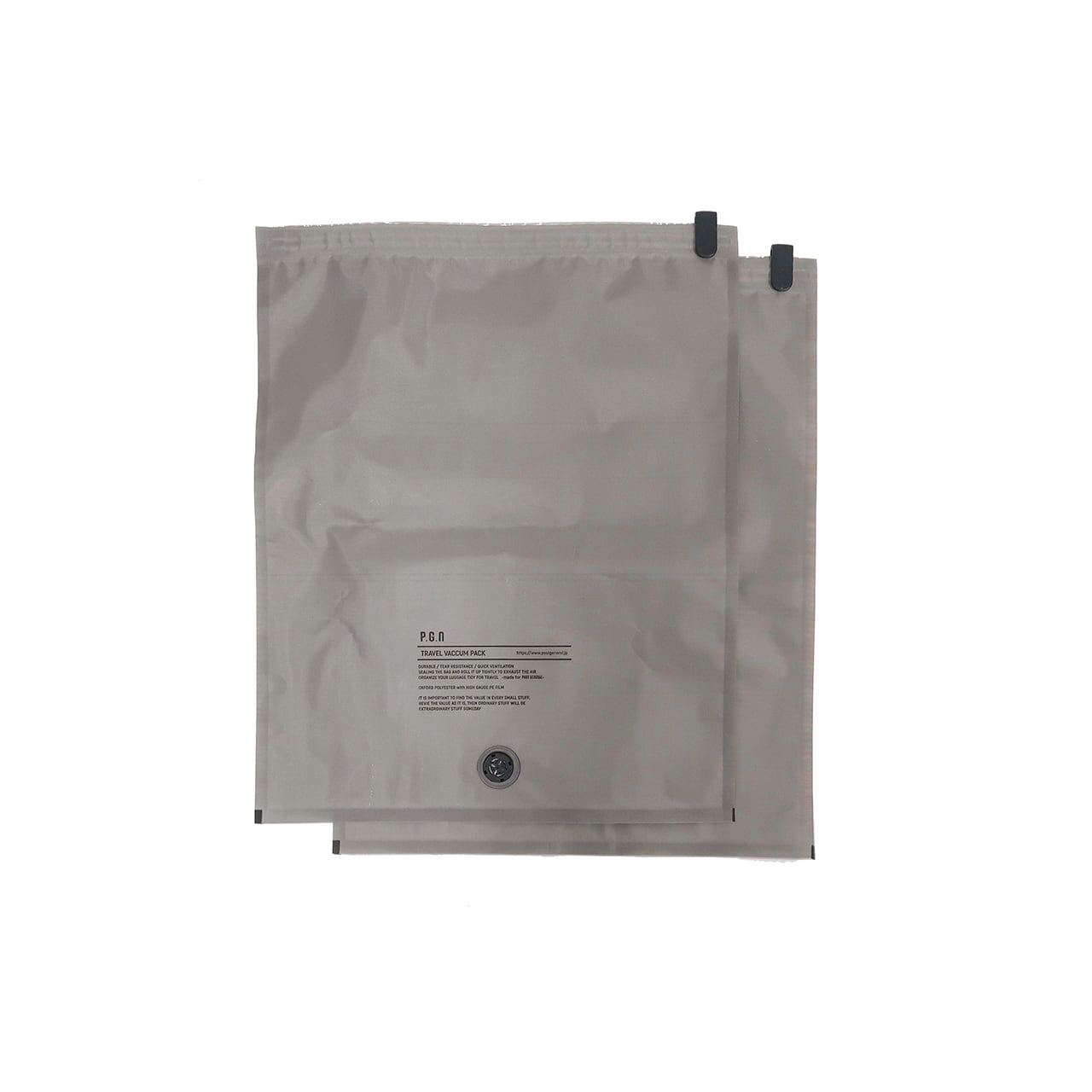 TRAVEL VACUUM PACK L　Gray