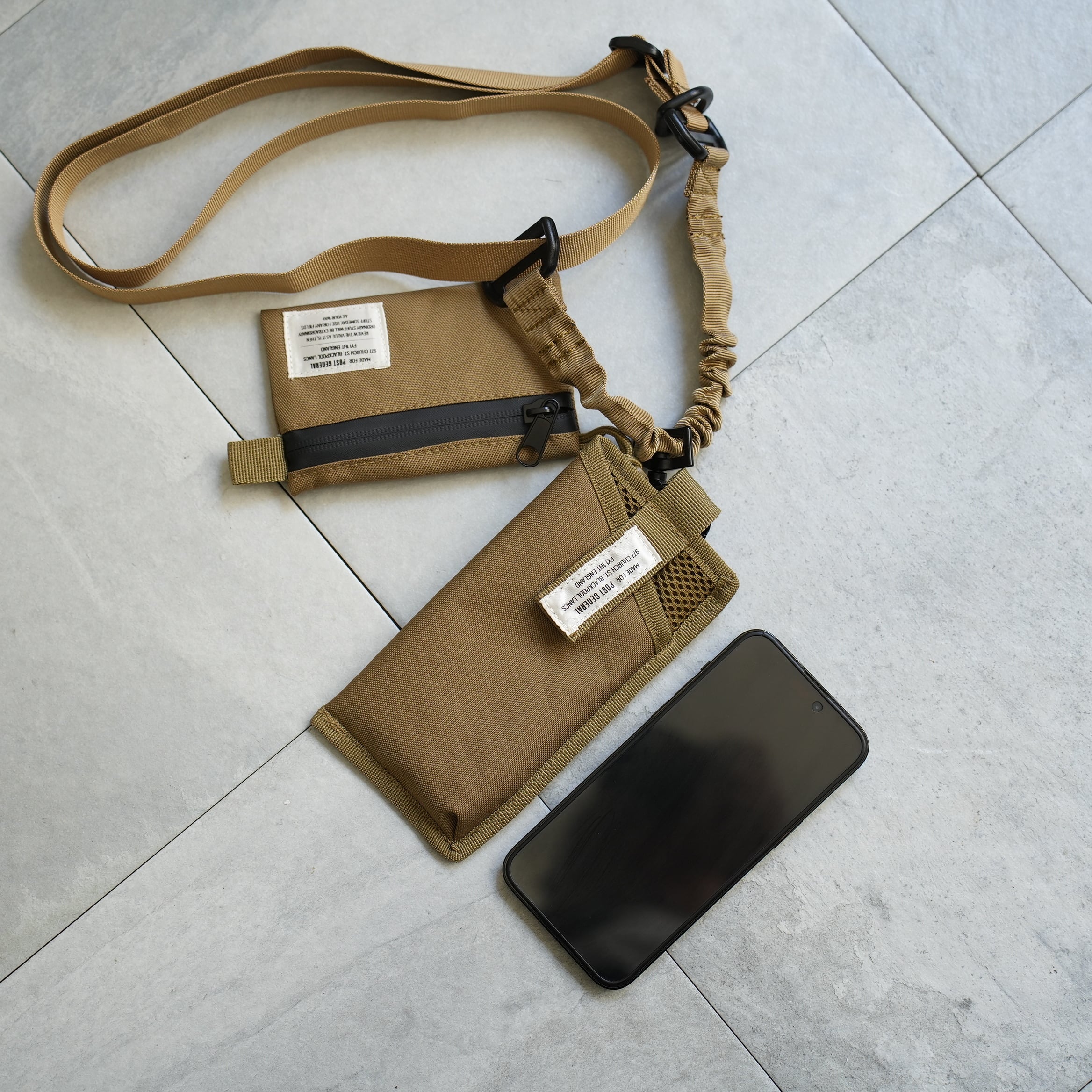 SLING PHONE &amp; COIN POUCH