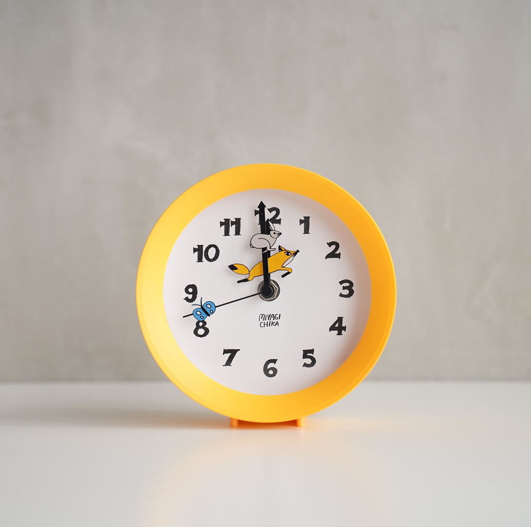 Yamabatosha 2way clock FOX Yellow