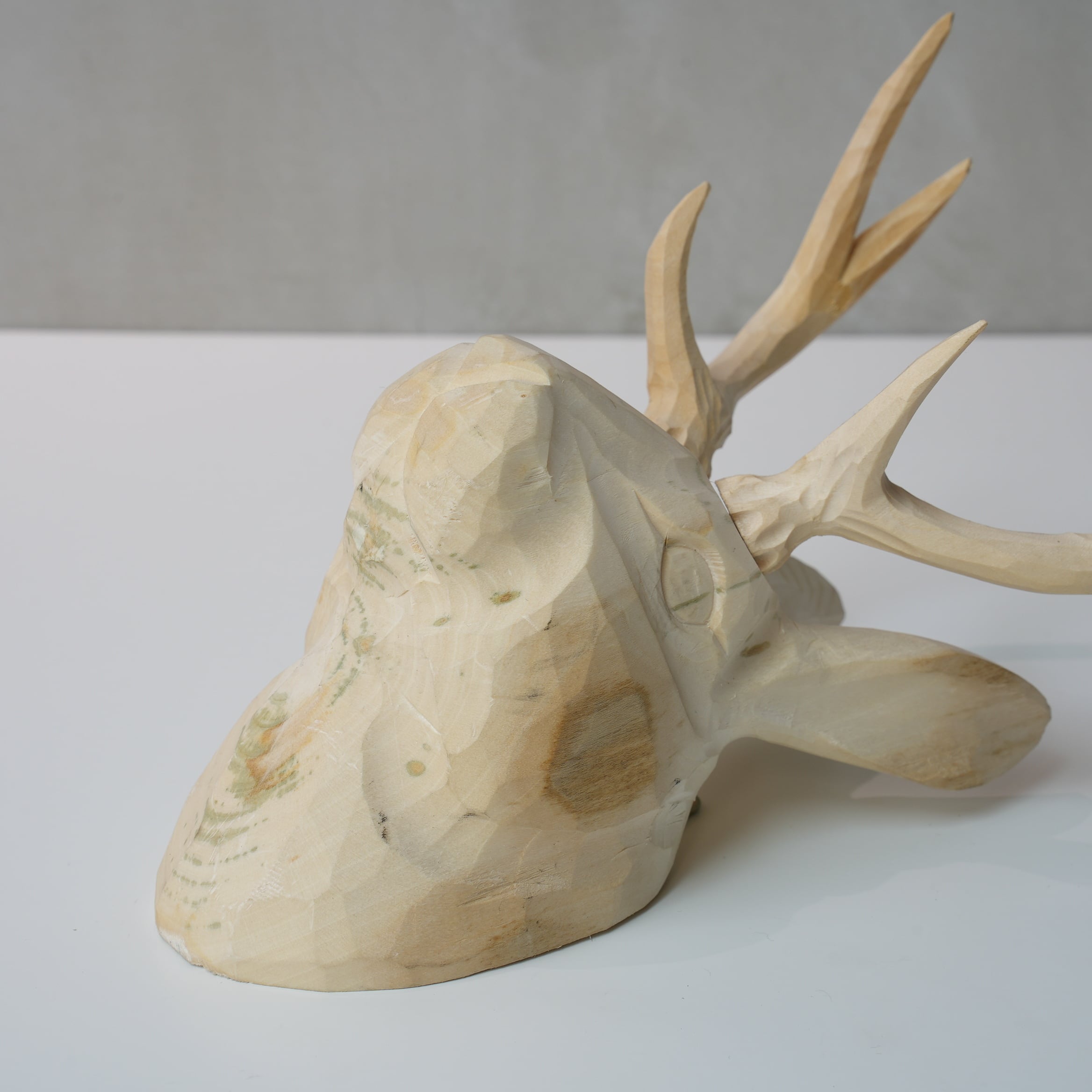 Wood Animal Head / Jackalope