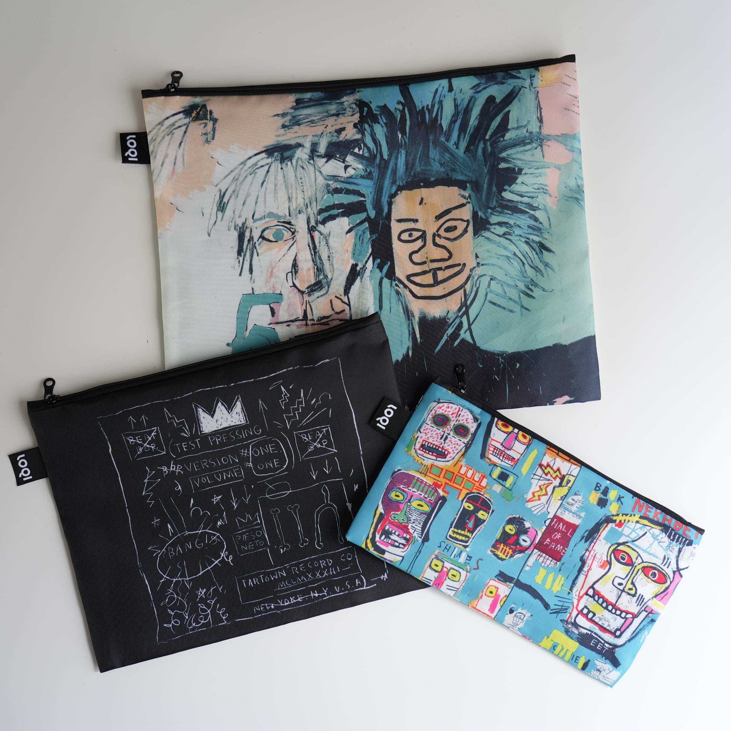 Zip Pouch Set  BASQUIAT