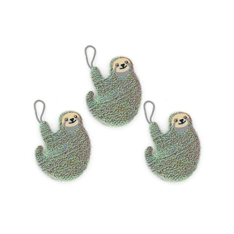 Sloth Scrub Sponges set of 3