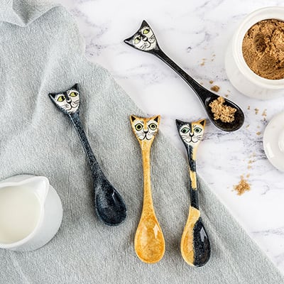 Spoons Set of 4 by Hannah Turner