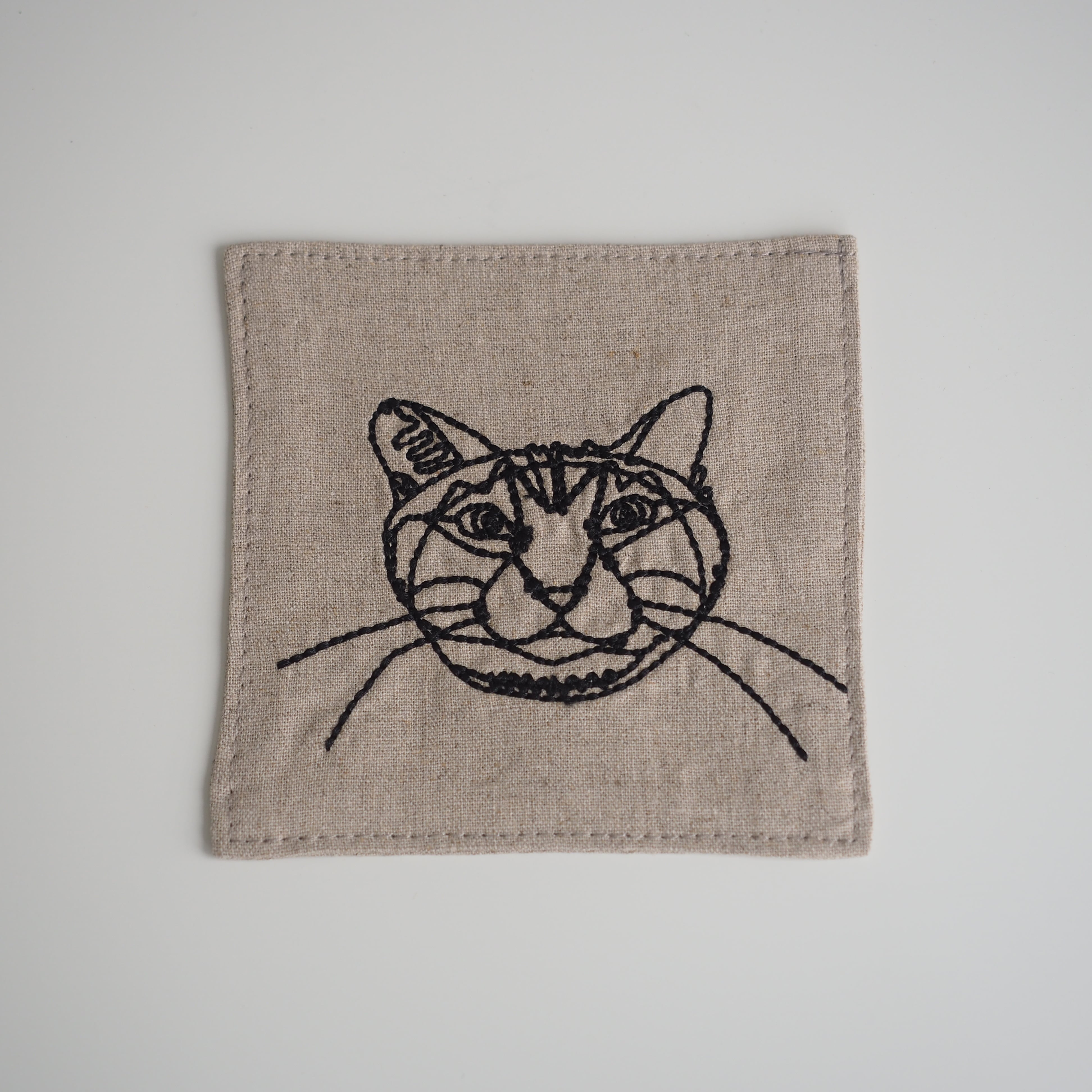 HAyU fabric Coaster Cat A