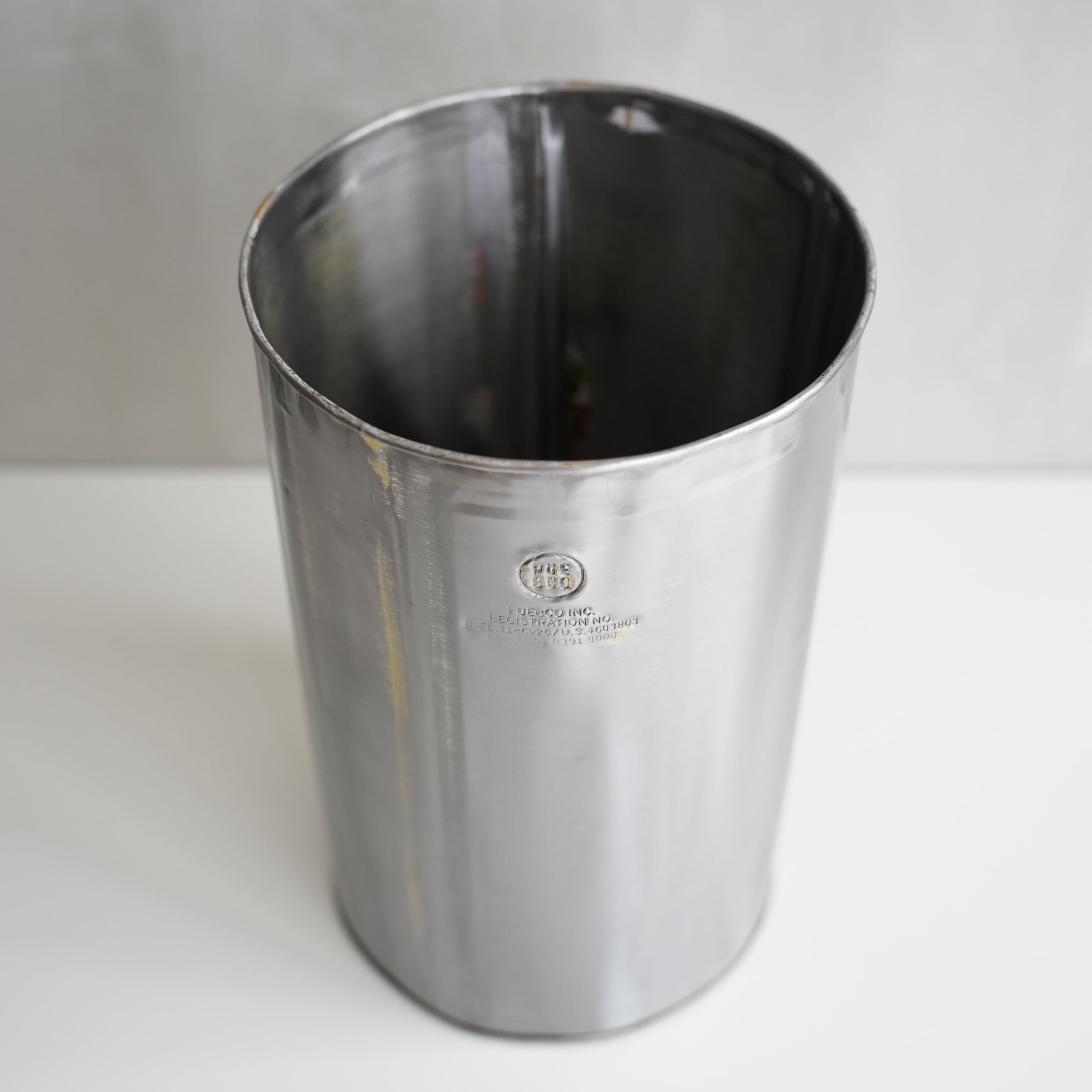 Recycle Steel Trash Can　Round Φ180