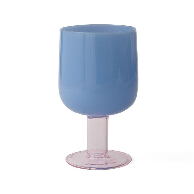 TWO TONE WINE GLASS