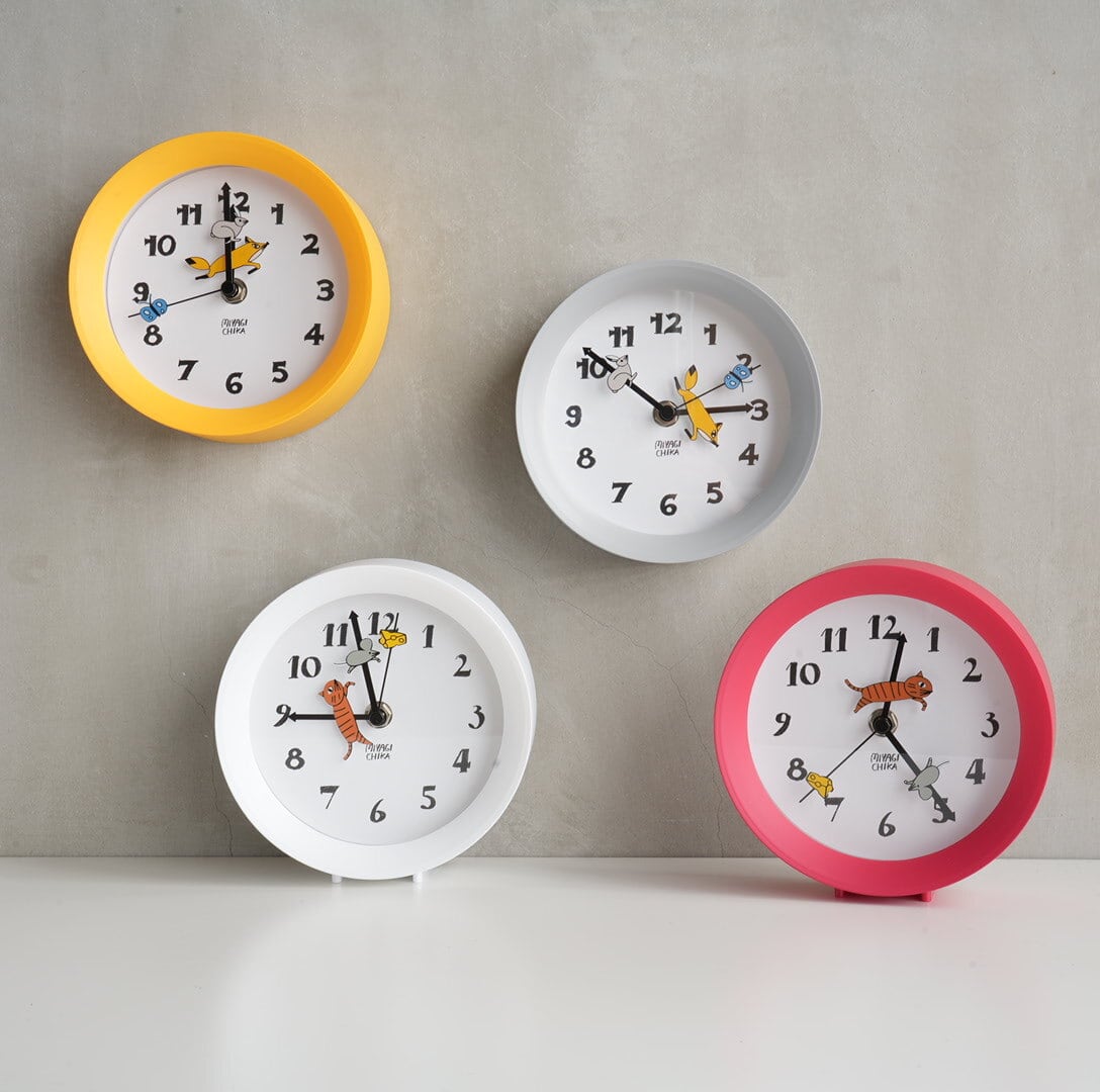 Yamabatosha 2way clock FOX Yellow