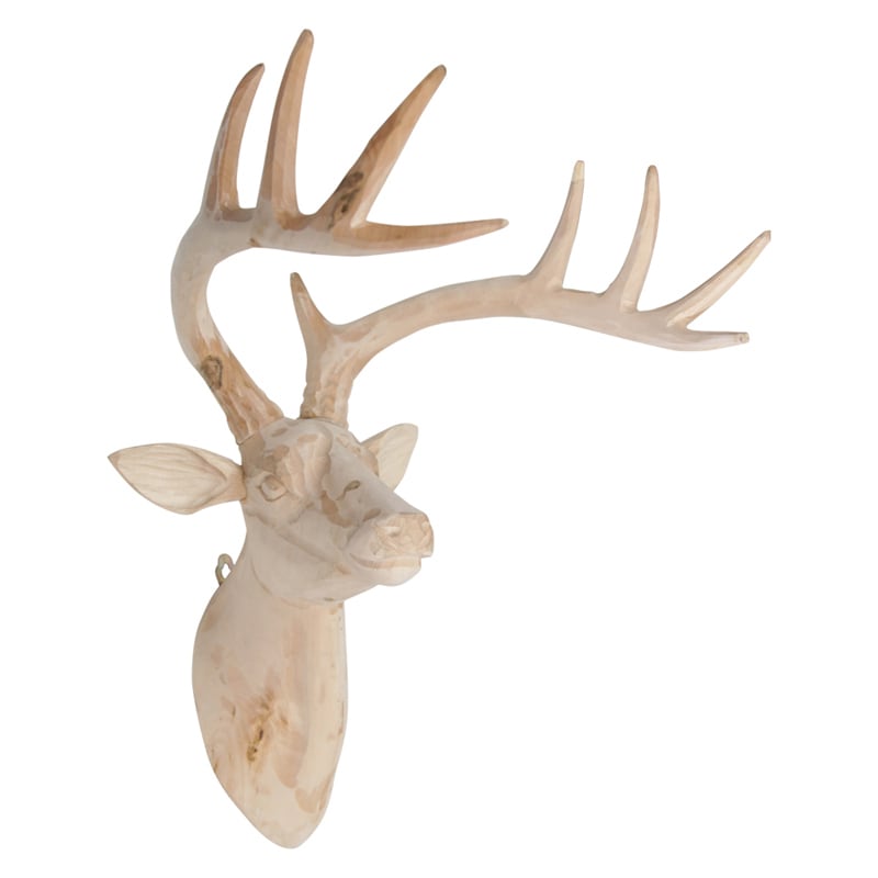 Wood Animal Head / Deer