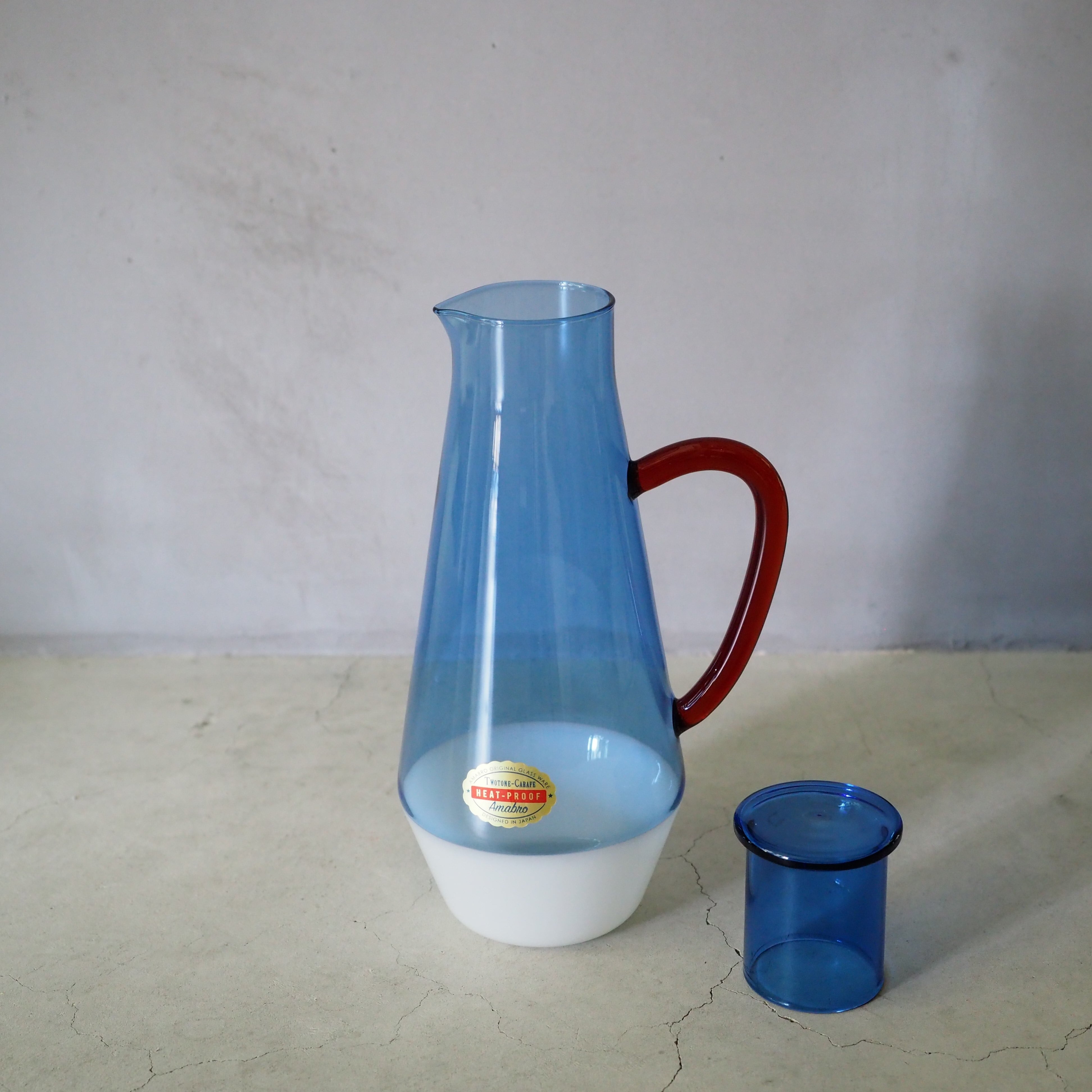 TWO TONE CARAFE　Blue