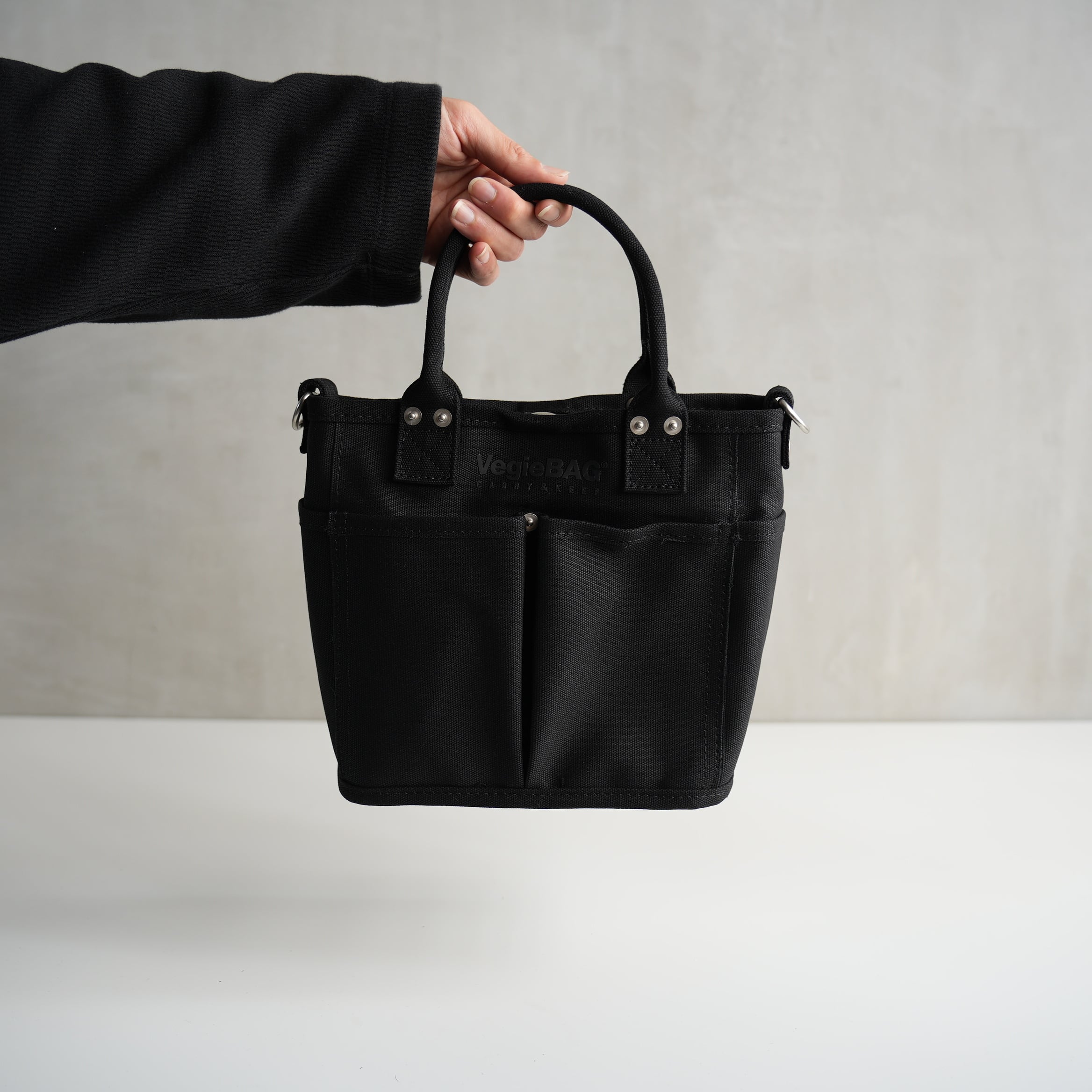 VegieBAG　MINI SQUARE BLACK