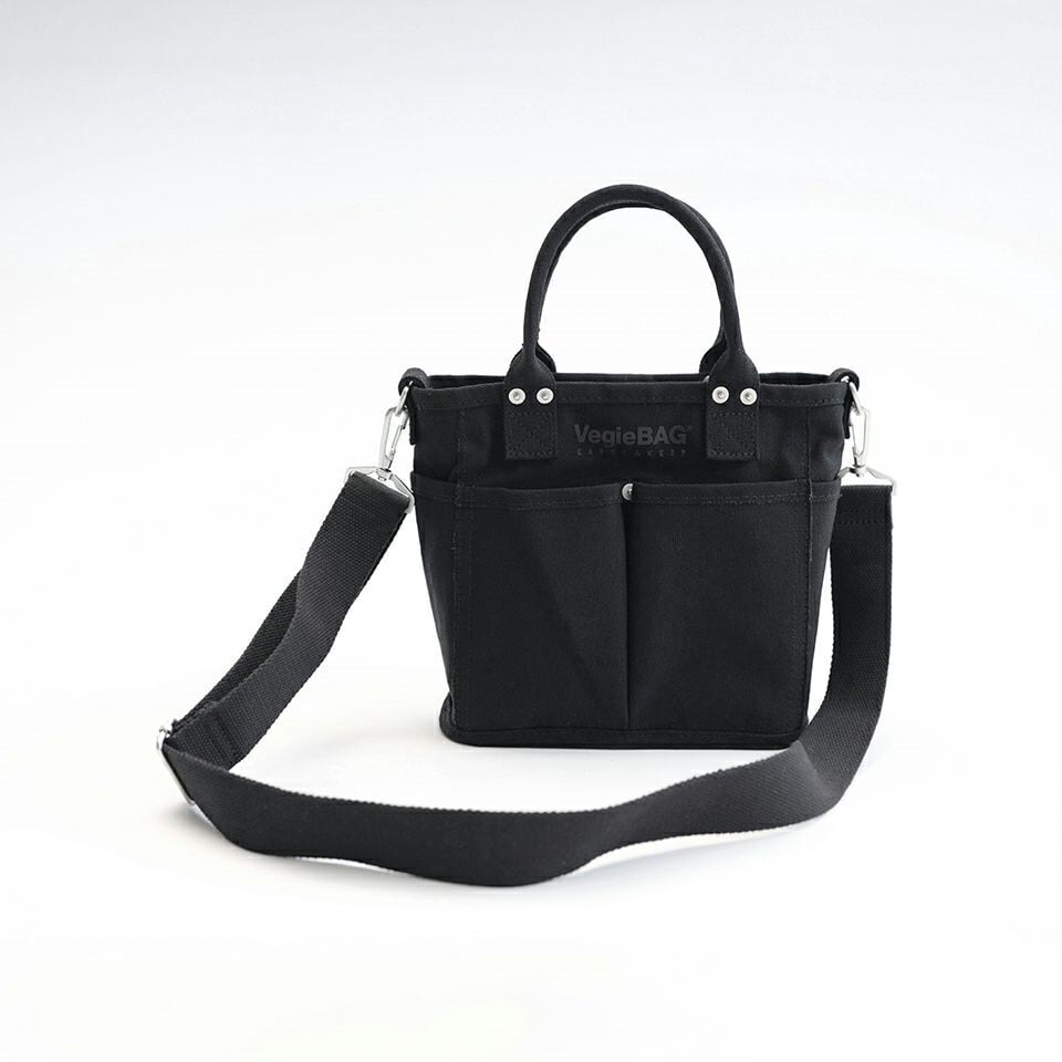 VegieBAG　MINI SQUARE BLACK