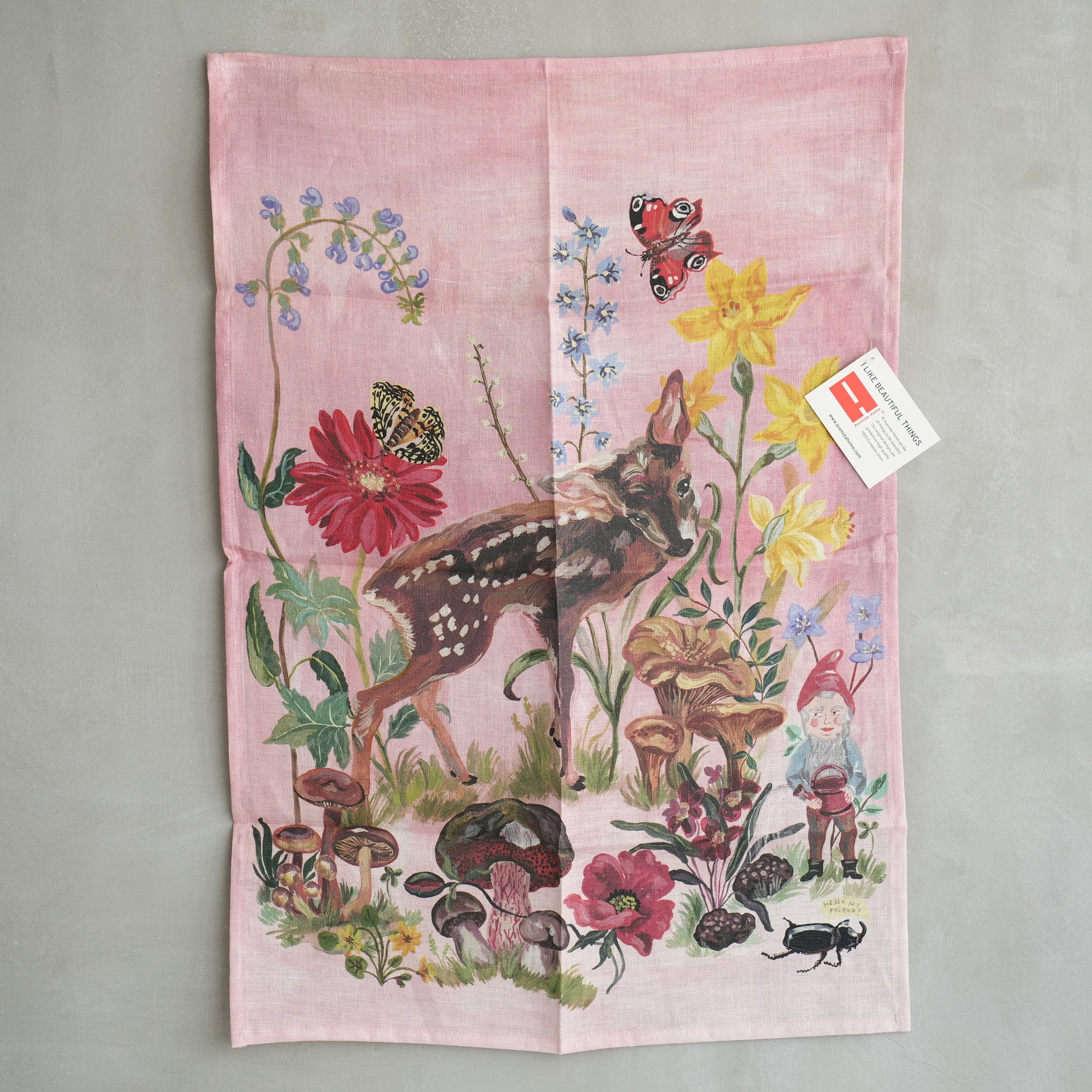 Nathalie Lete　Bambi Tea Towel