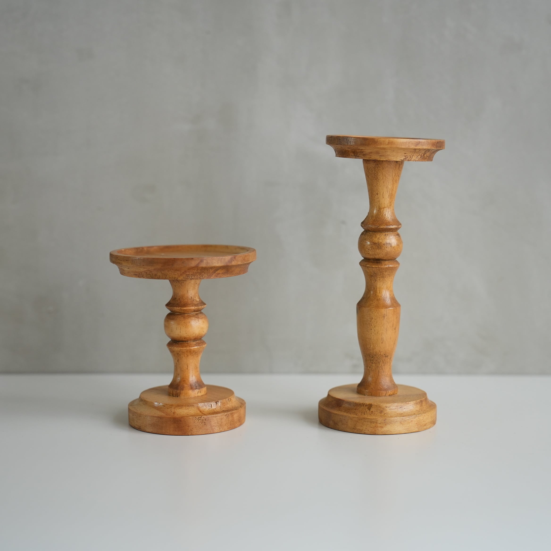 PINE CANDLE STAND S