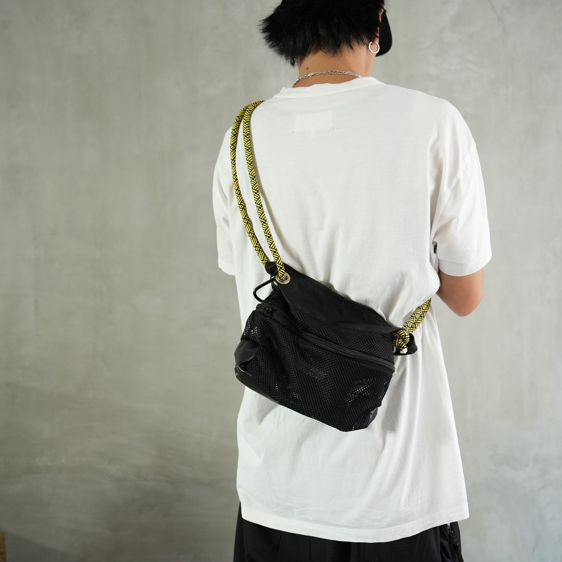 CYCLE BAG MINI MESH TYPE Black