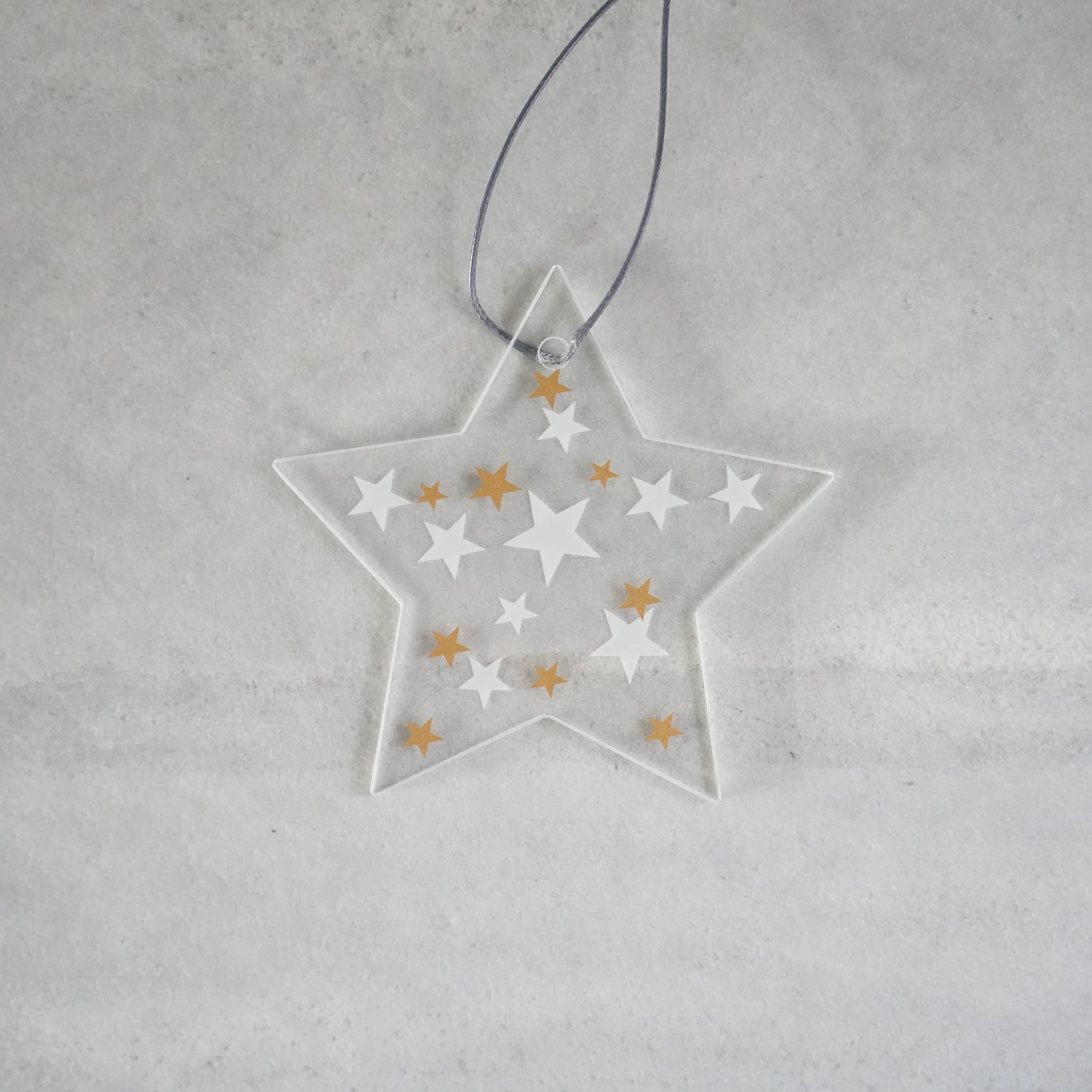 Glass Star Ornament L