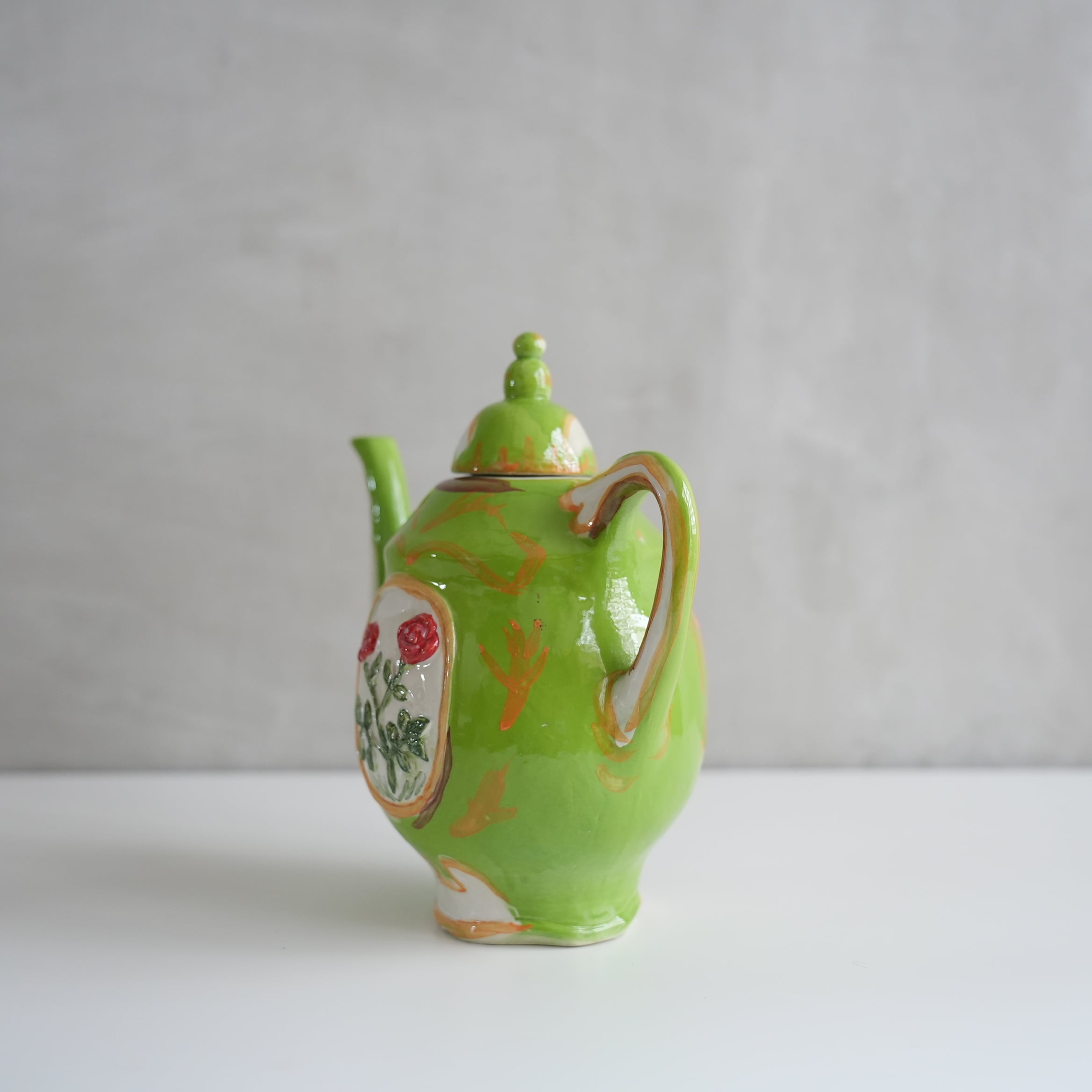 Rose Tea Pot Vase