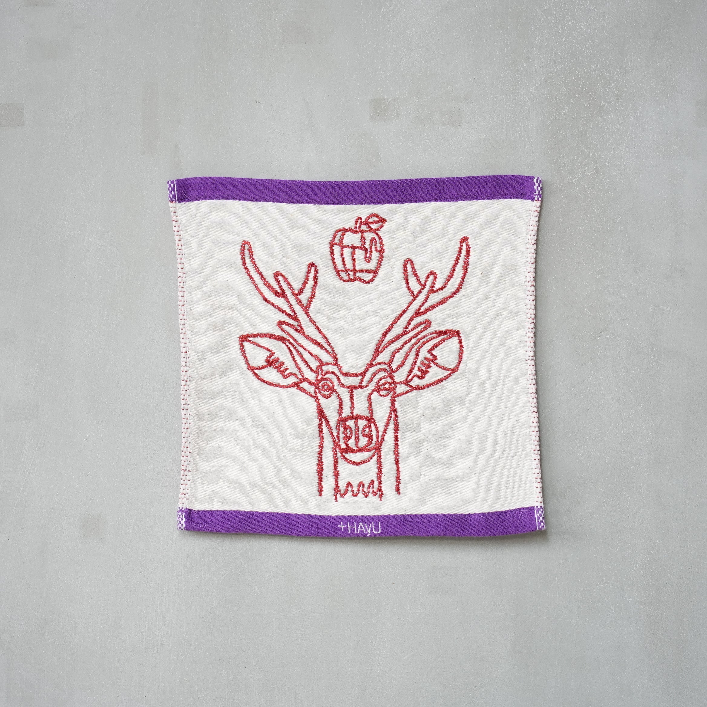 HAyU fabric Jacquard Towel Handkerchief Deer