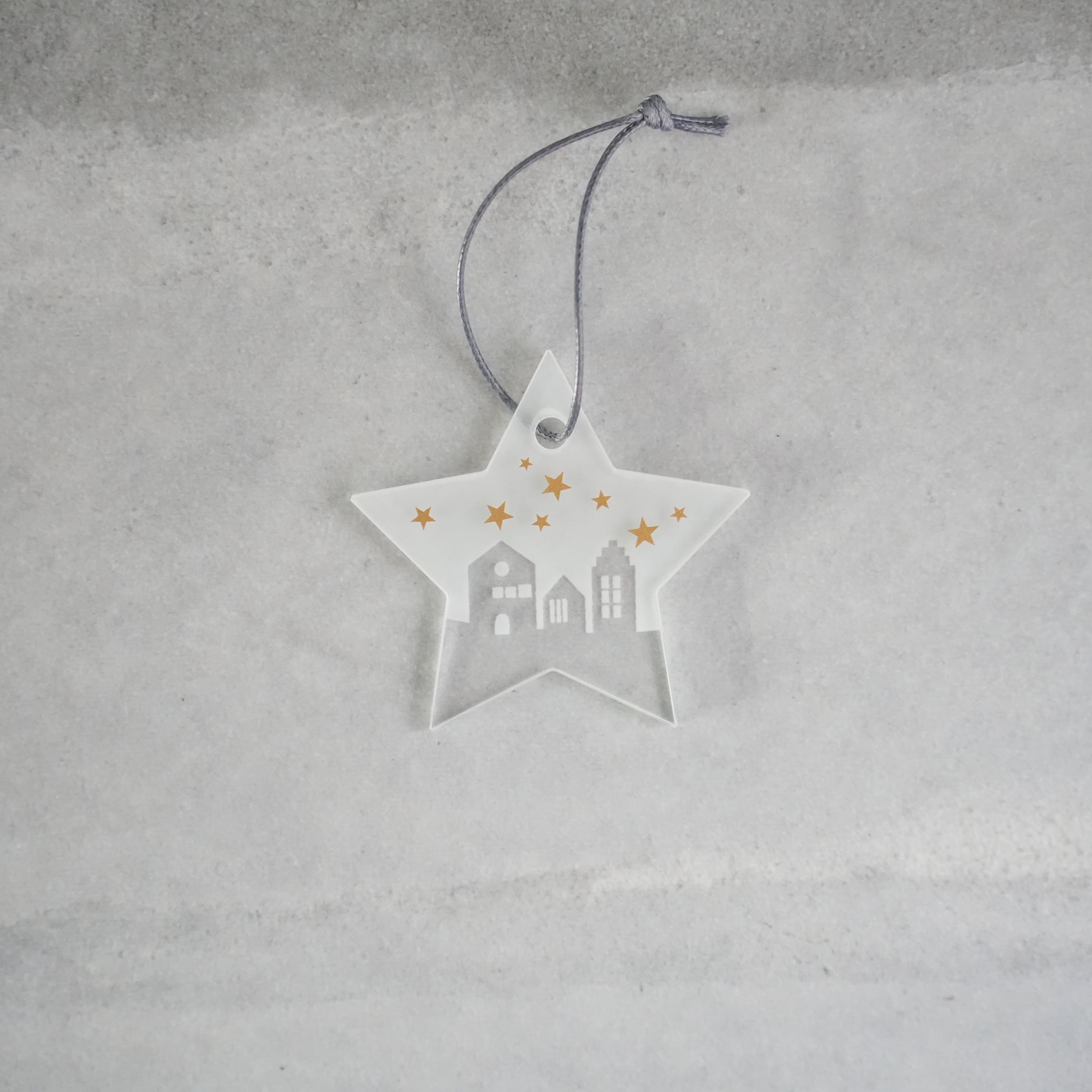 Glass Star Ornament S