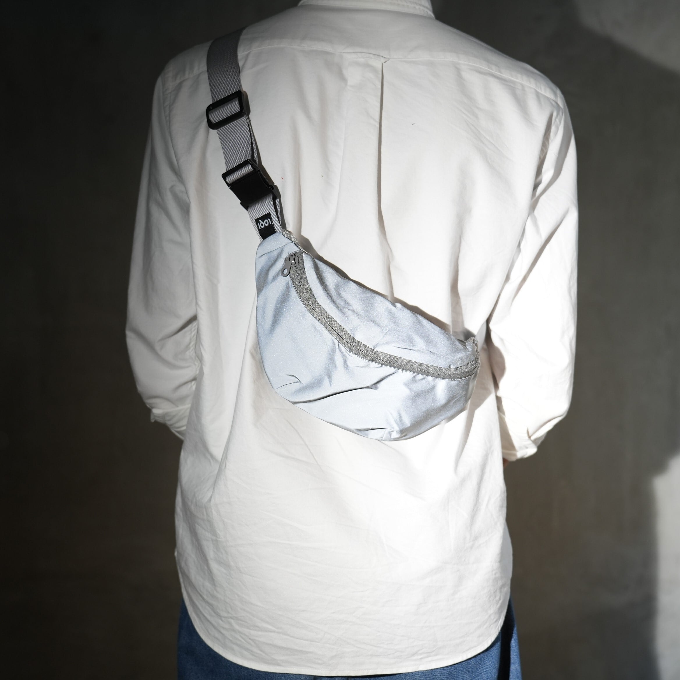 Reflective Silver Bum Bag