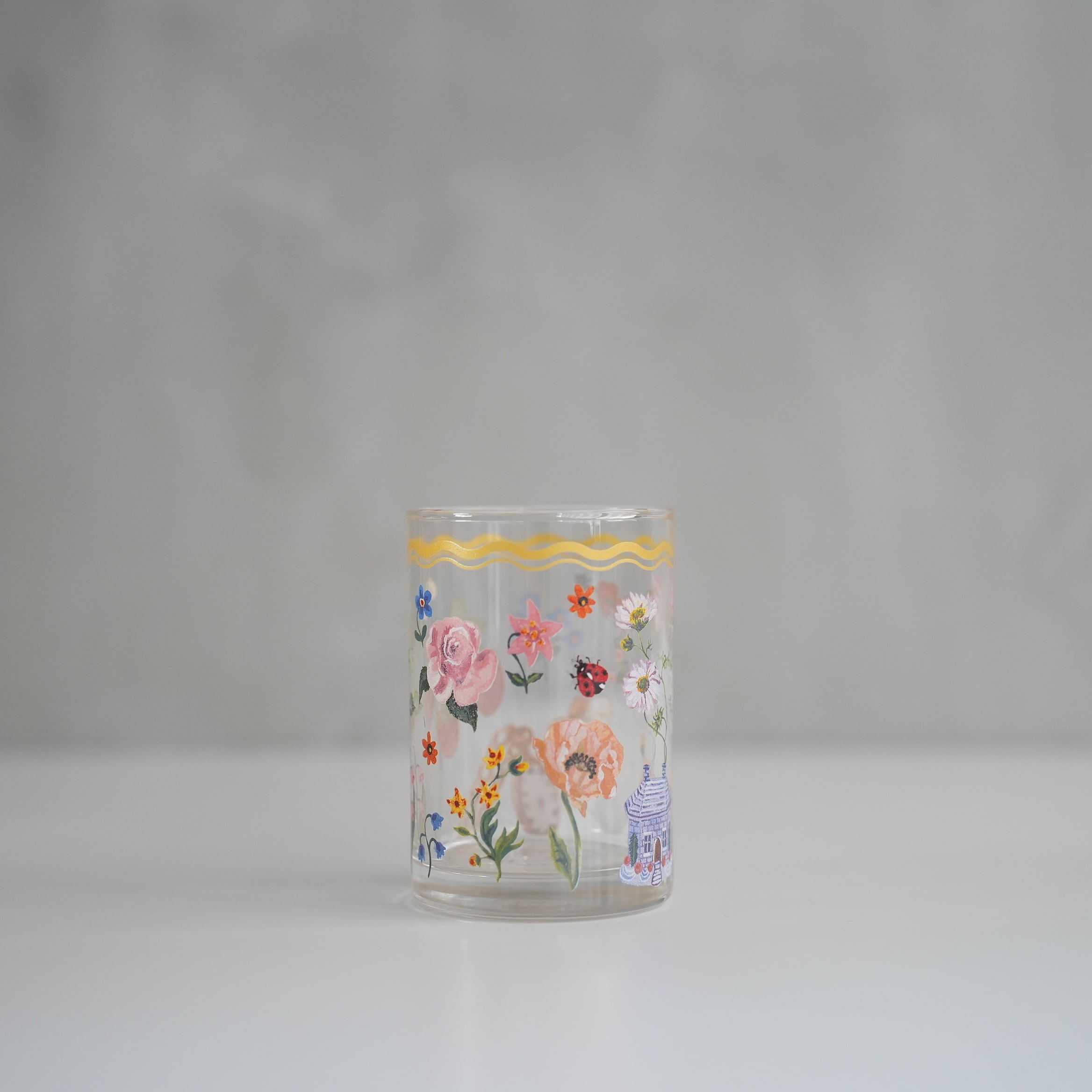 Flower Party Glass