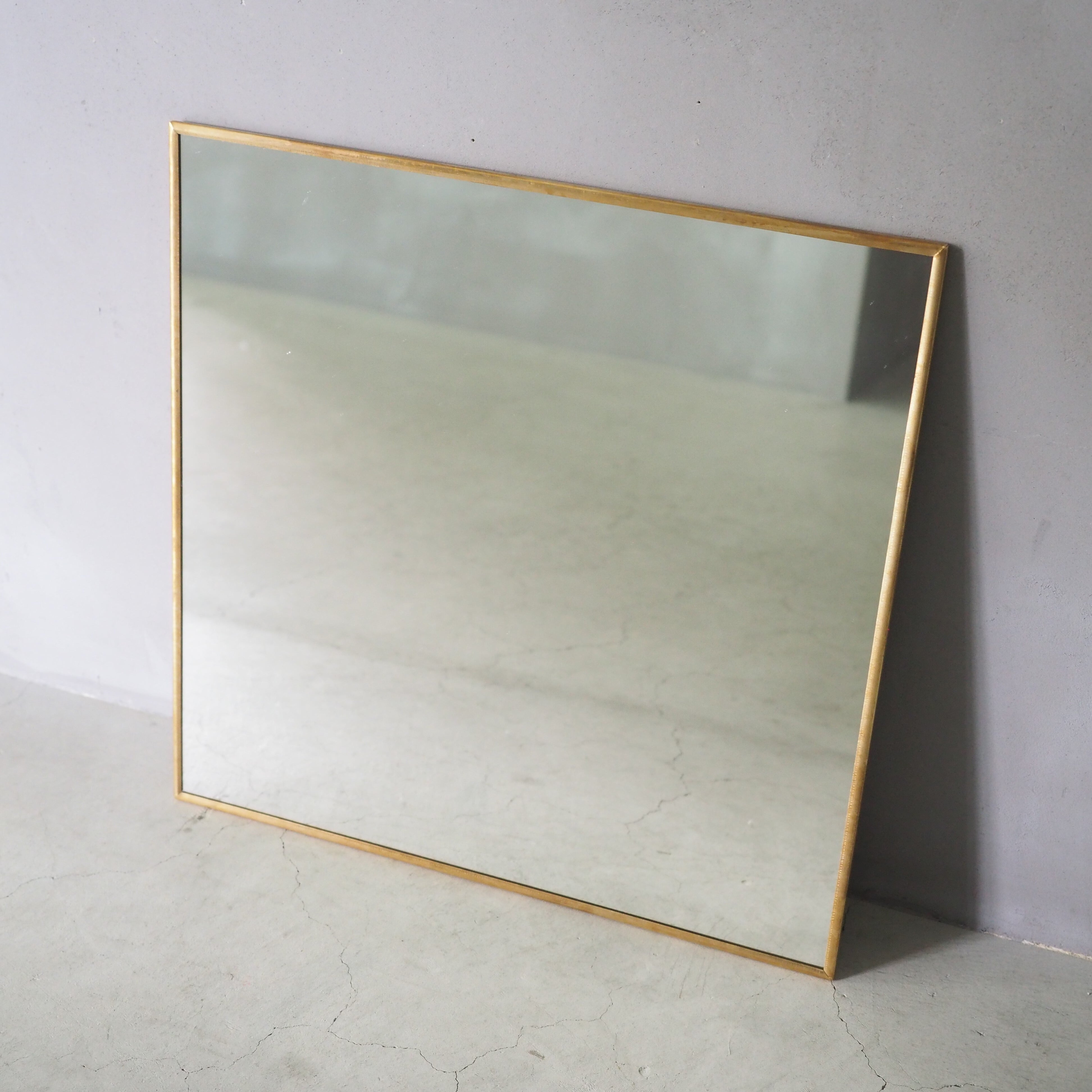 Odier Brass Mirror Square