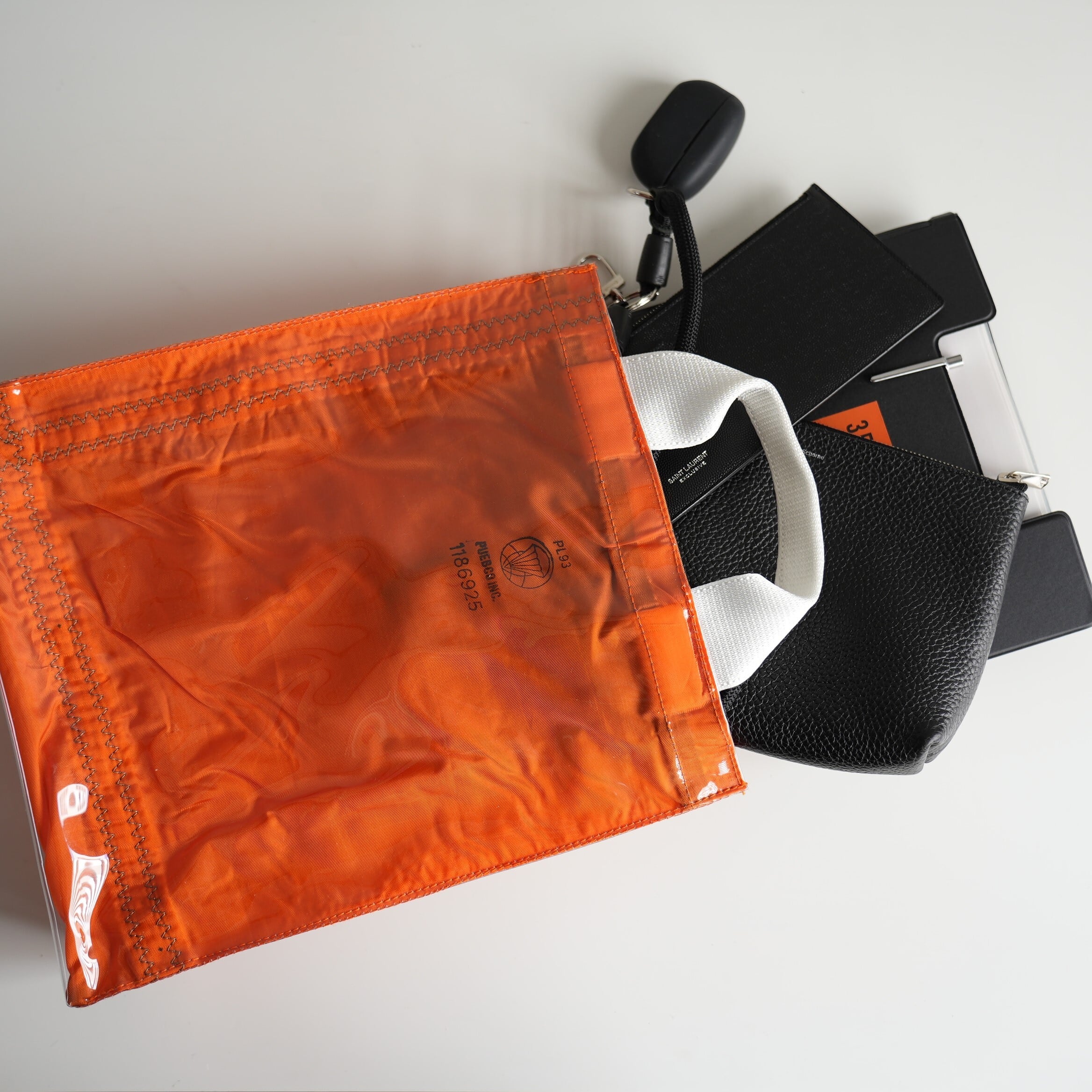 Covered Parachute Document Bag