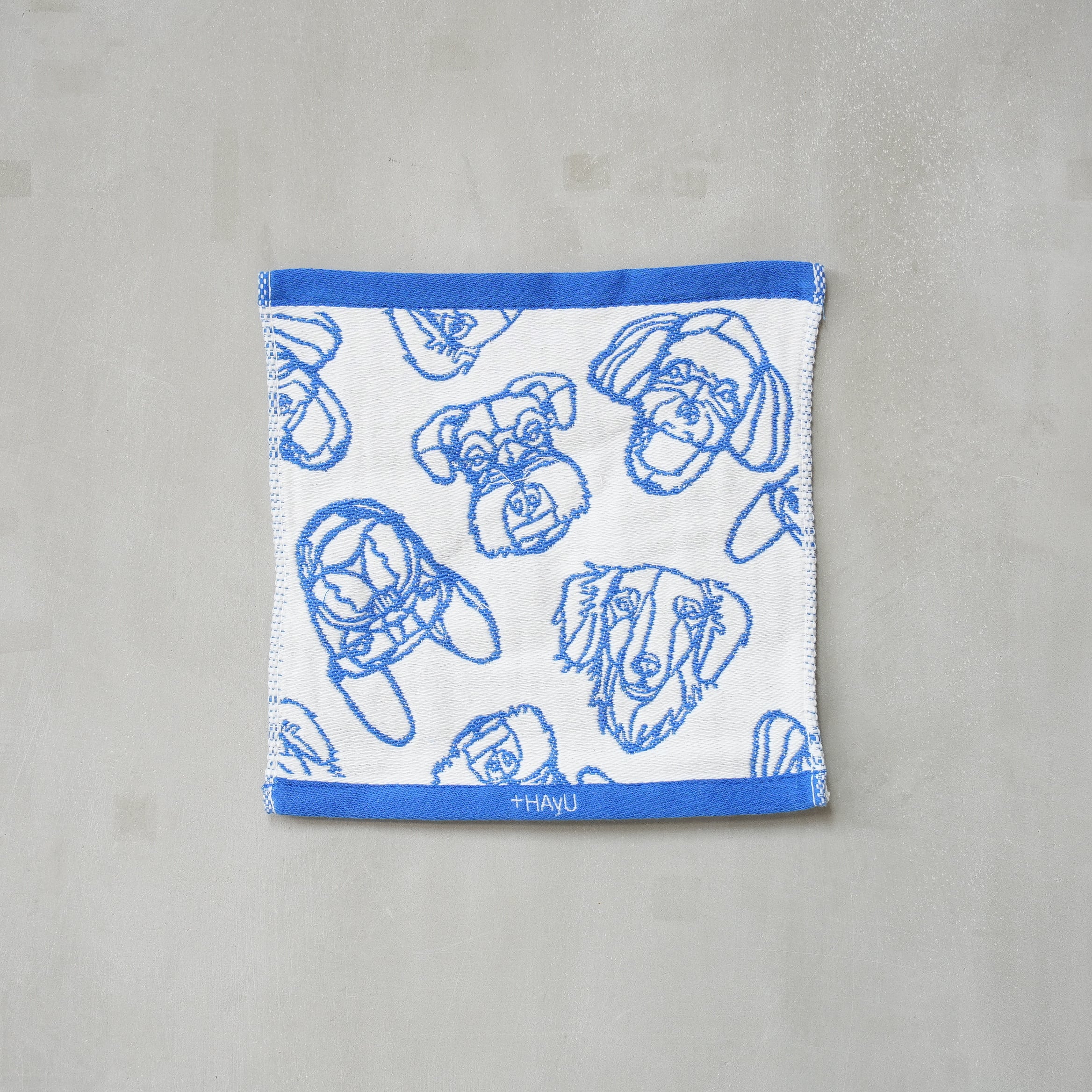 HAyU fabric Jacquard Towel Handkerchief Dogs