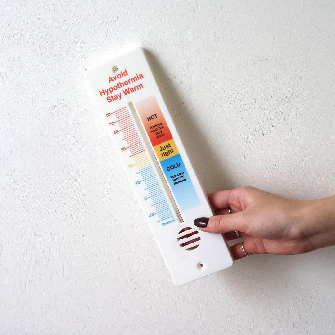 Plastic Wall Thermometer 255mm Comfort