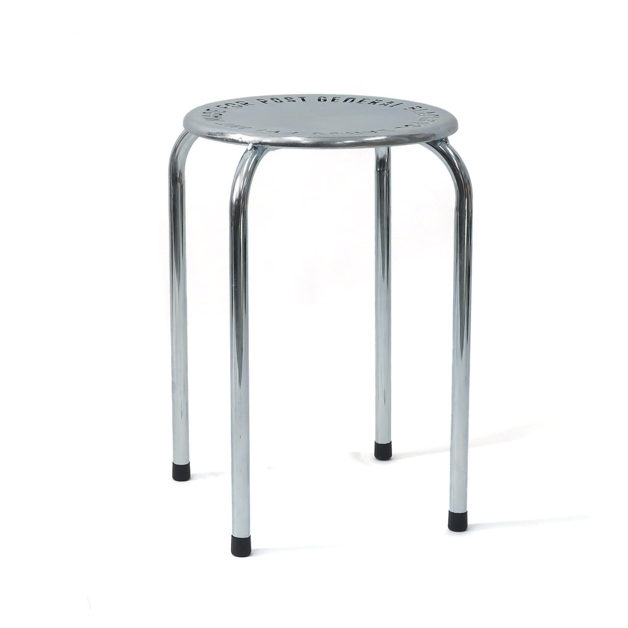 STACKABLE METAL STOOL　ZINC(SV)