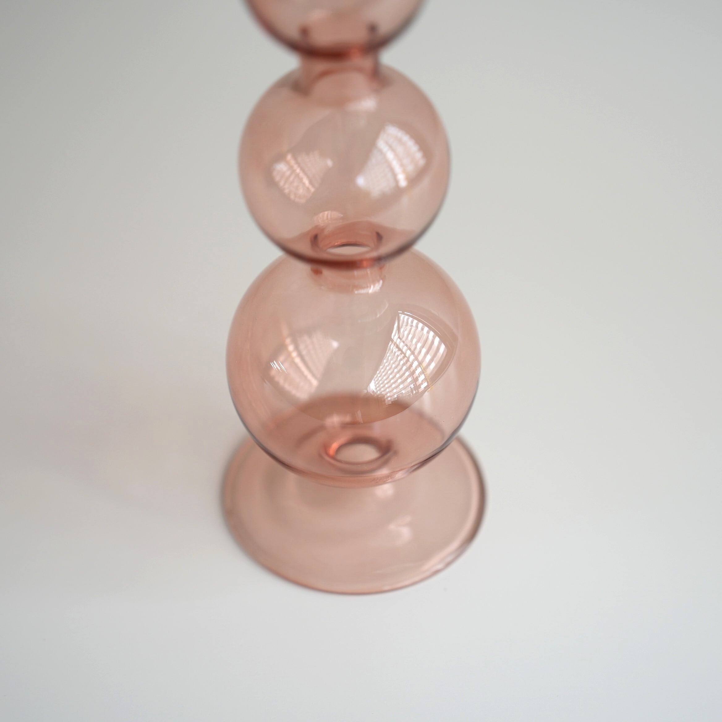 Lisa Glass Vase　Pink