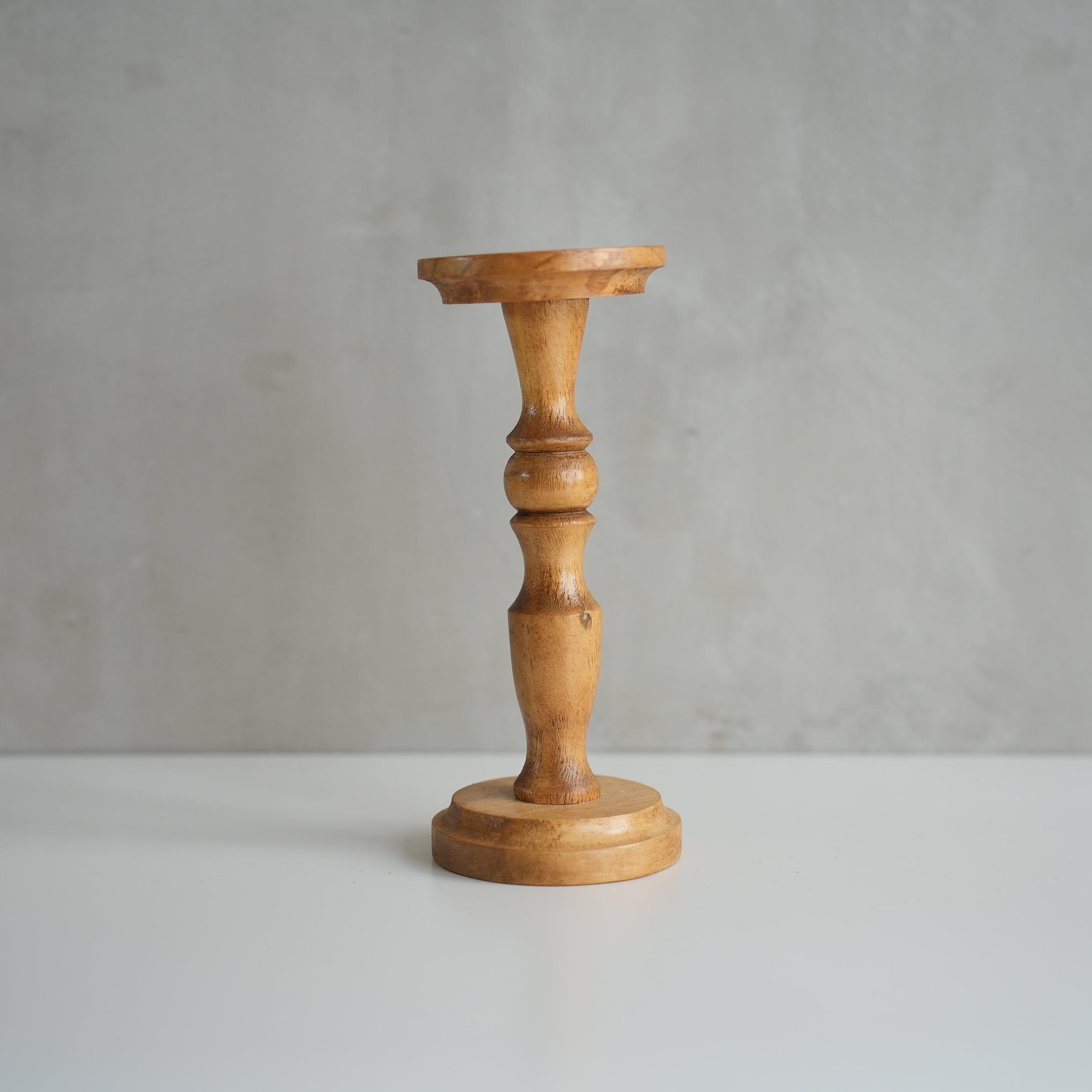 PINE CANDLE STAND L