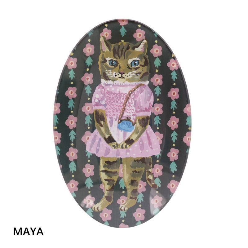 Nathalie Lete Glass Oval Plate