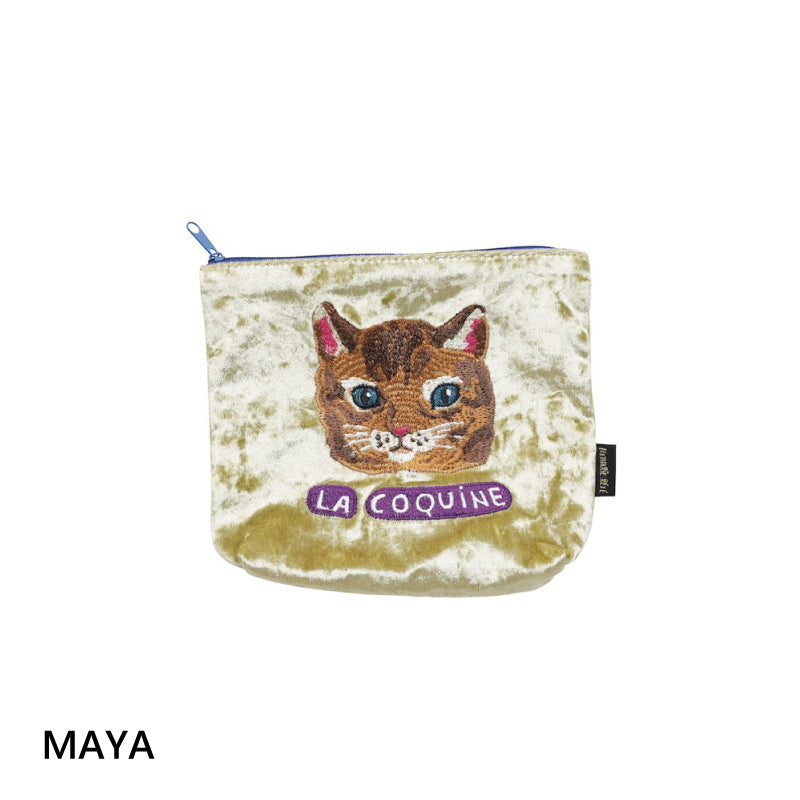 Nathalie Lete Velour Pouch