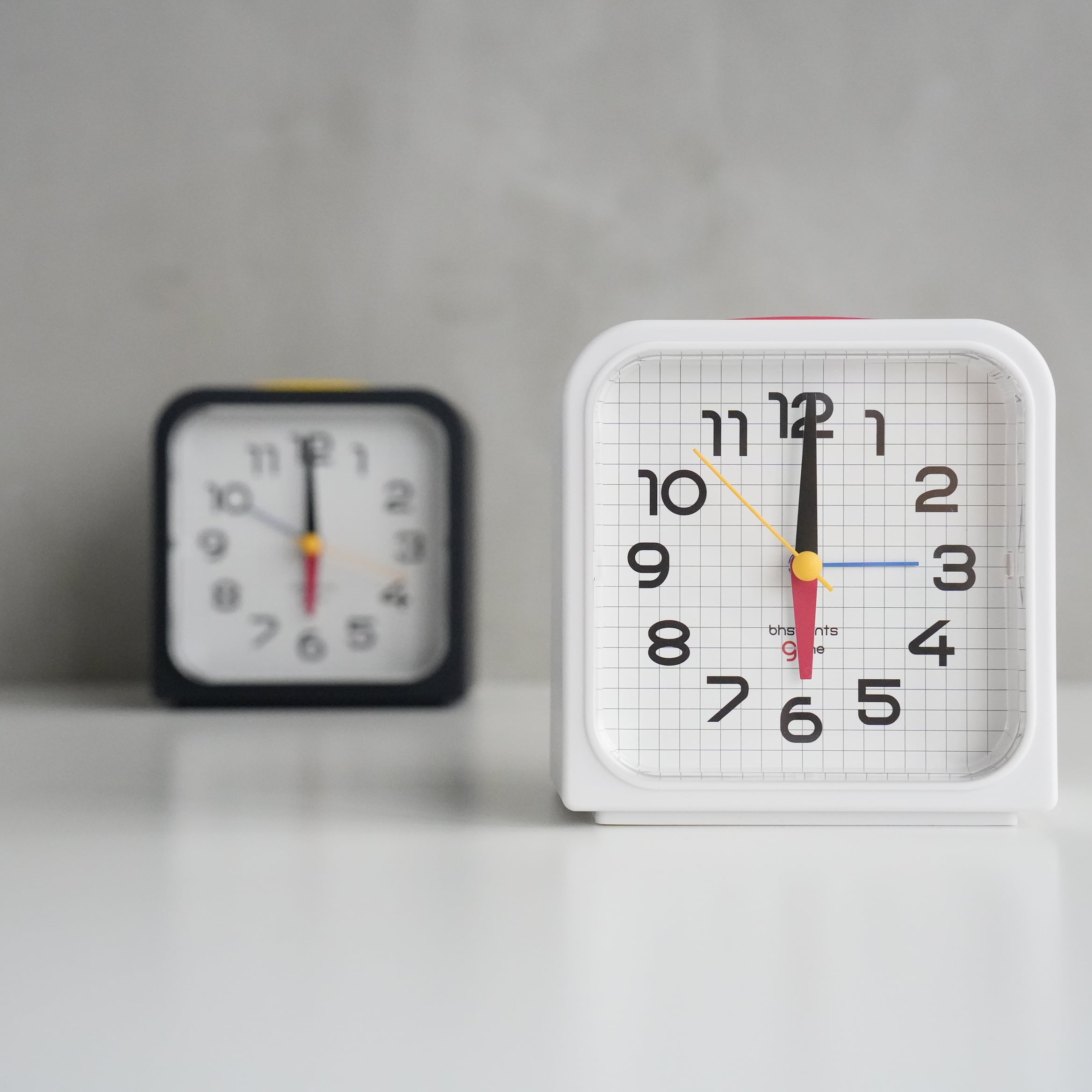 Bauhaus Font Alarm Clock GENE