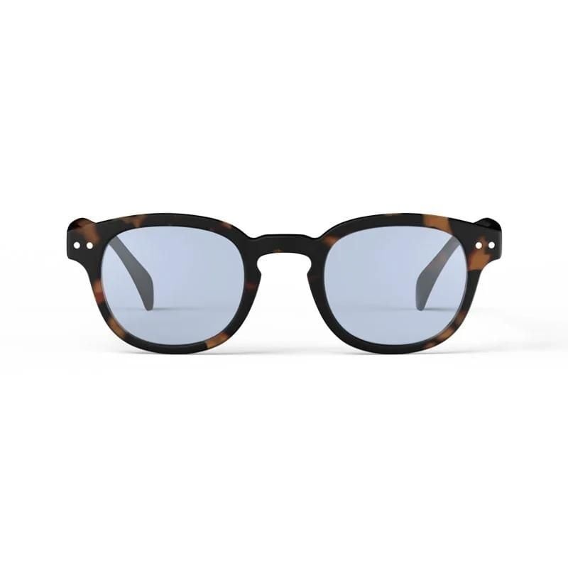 SUNGLASS IZIPIZI #C TORTOISE / Light Blue Lenses