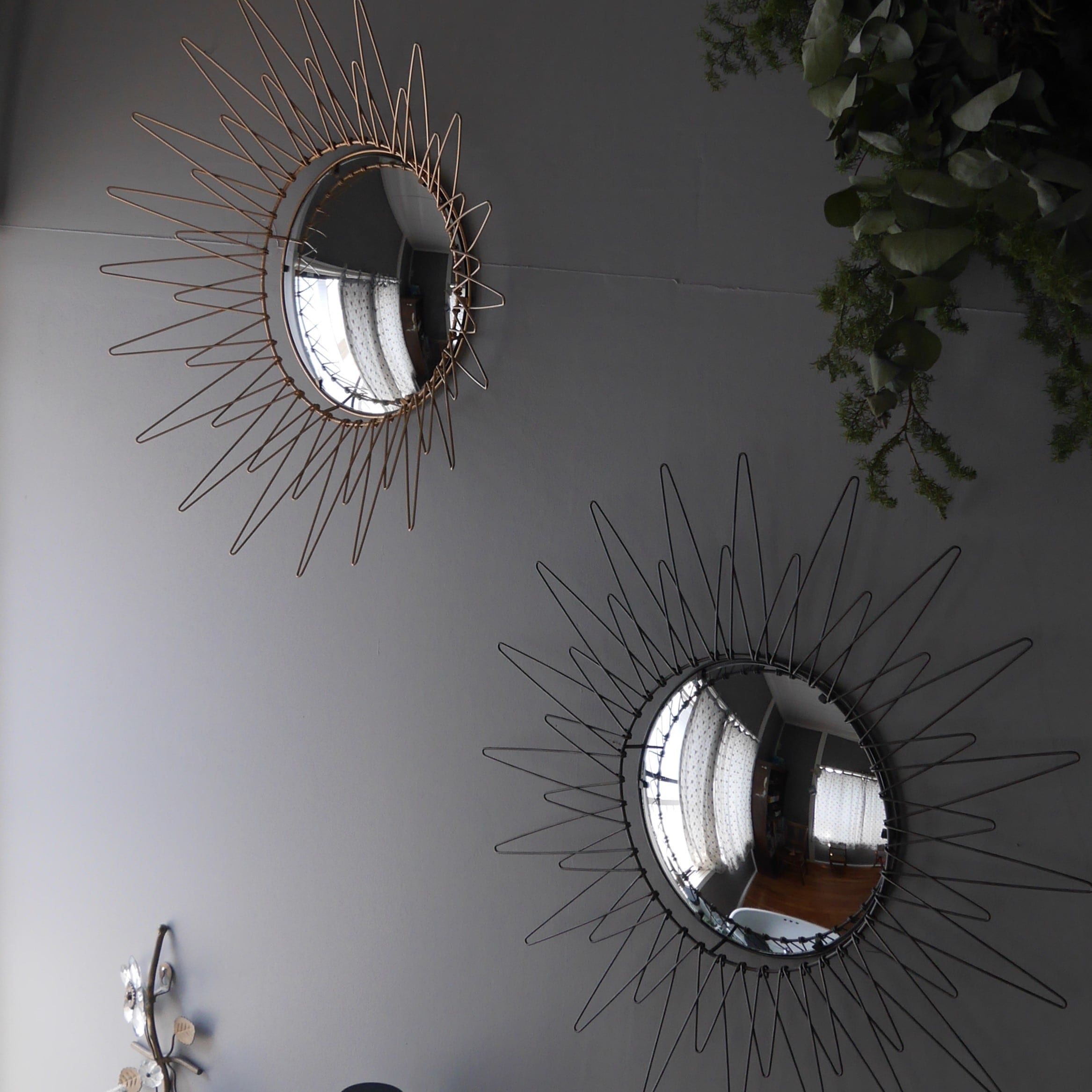 RAY Interior Wall Mirror　Gold