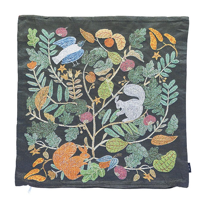 M.M Cushion cover　Plants-Squirrel