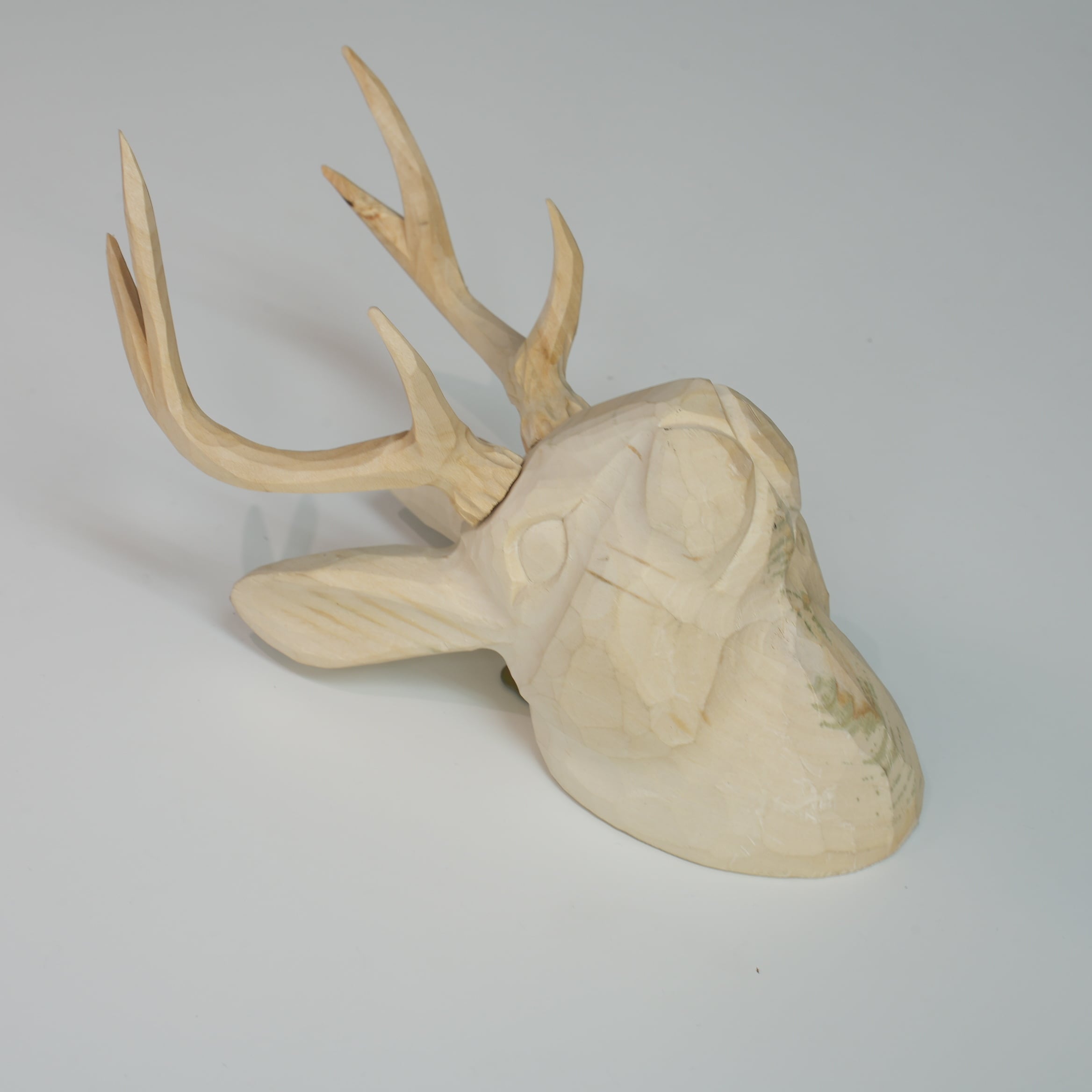 Wood Animal Head / Jackalope