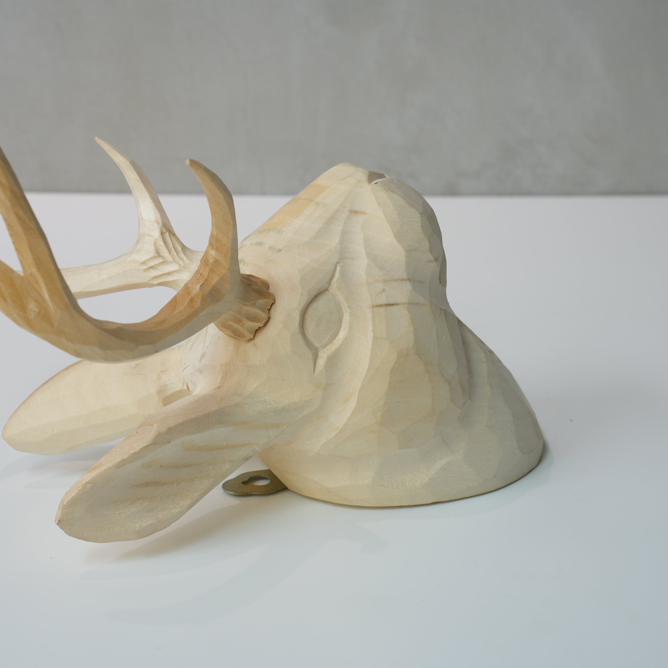 Wood Animal Head / Jackalope