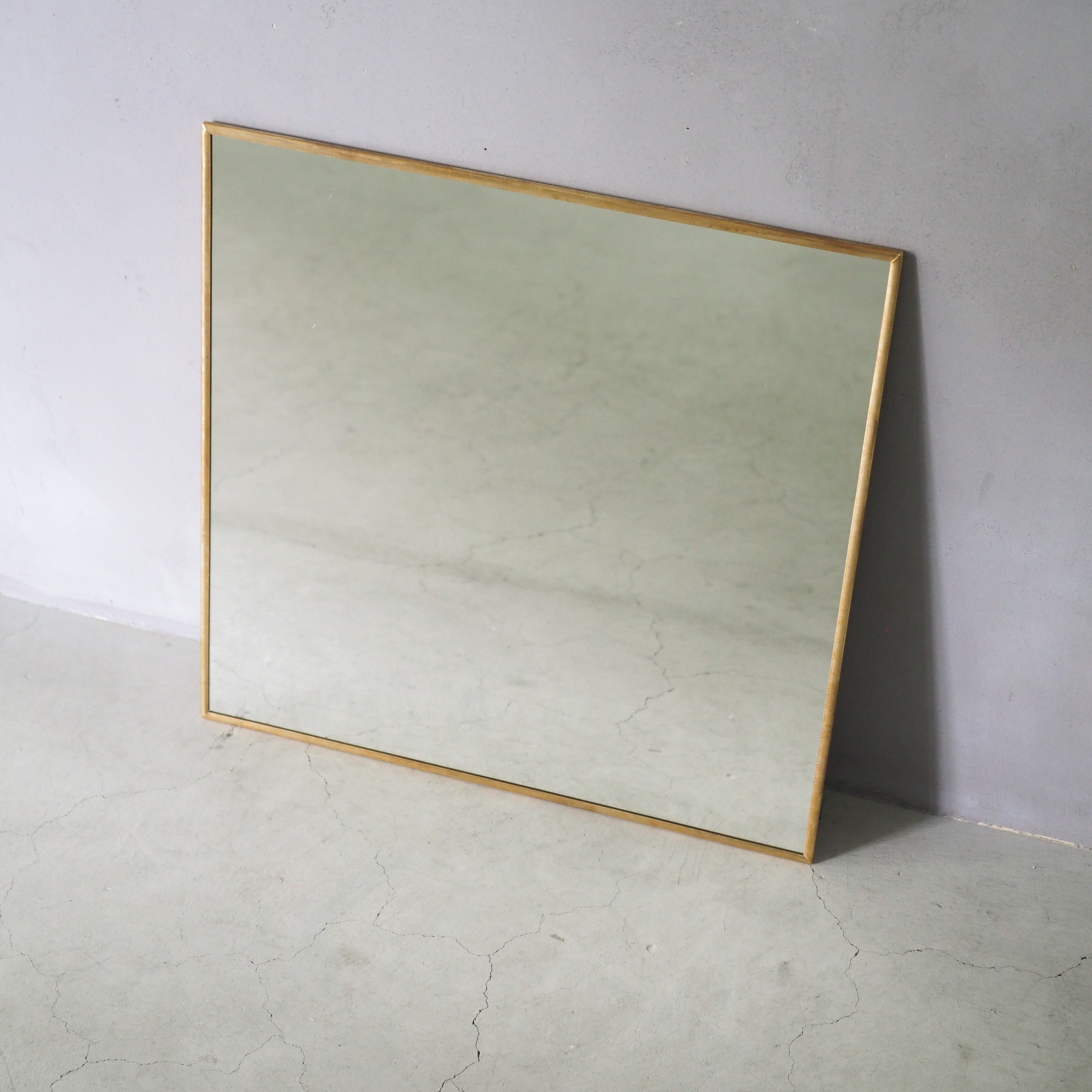 Odier Brass Mirror Square