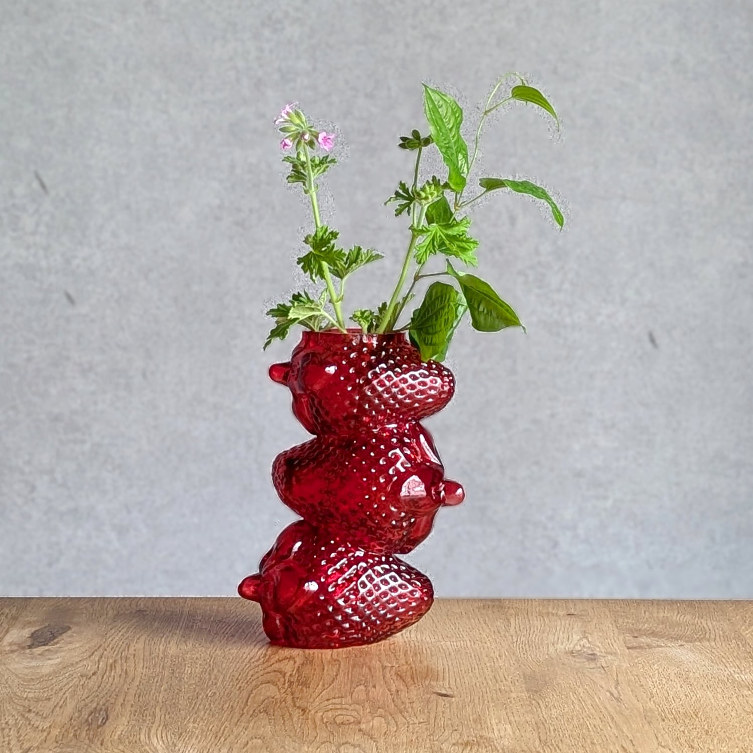 FRUIT GLASS VASE
