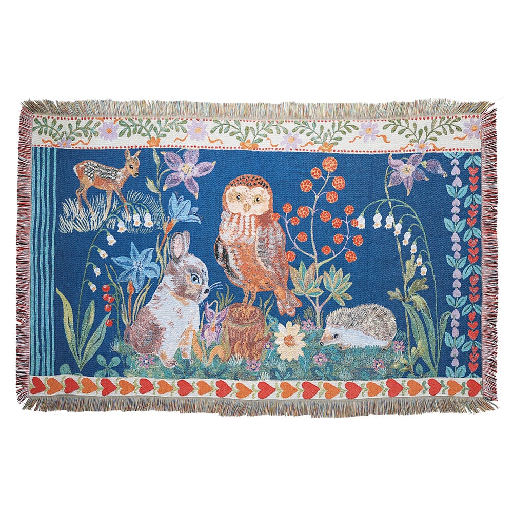 Nathalie Lete Tapestry Rug　Owl